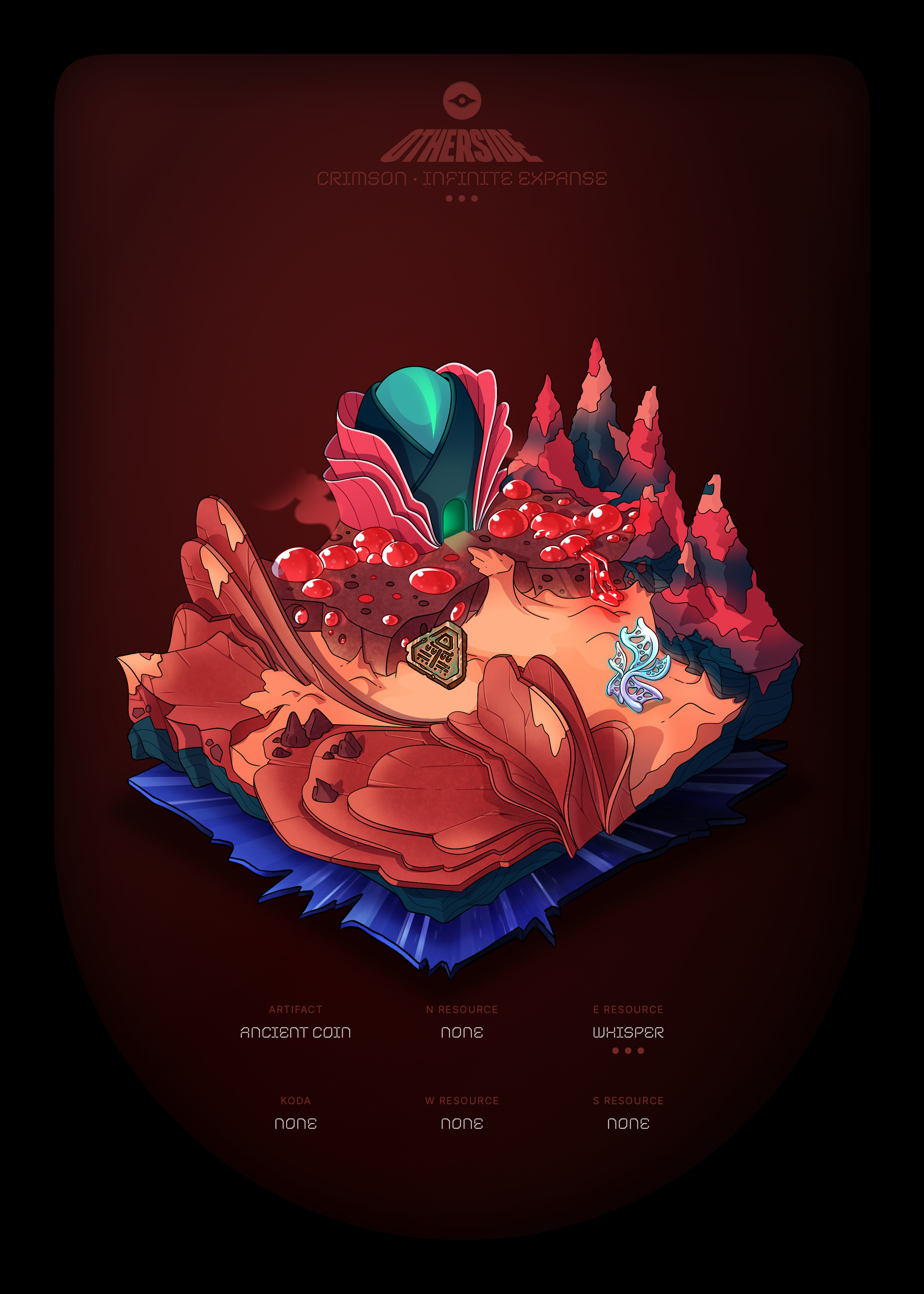 Otherdeed #40842 — Crimson