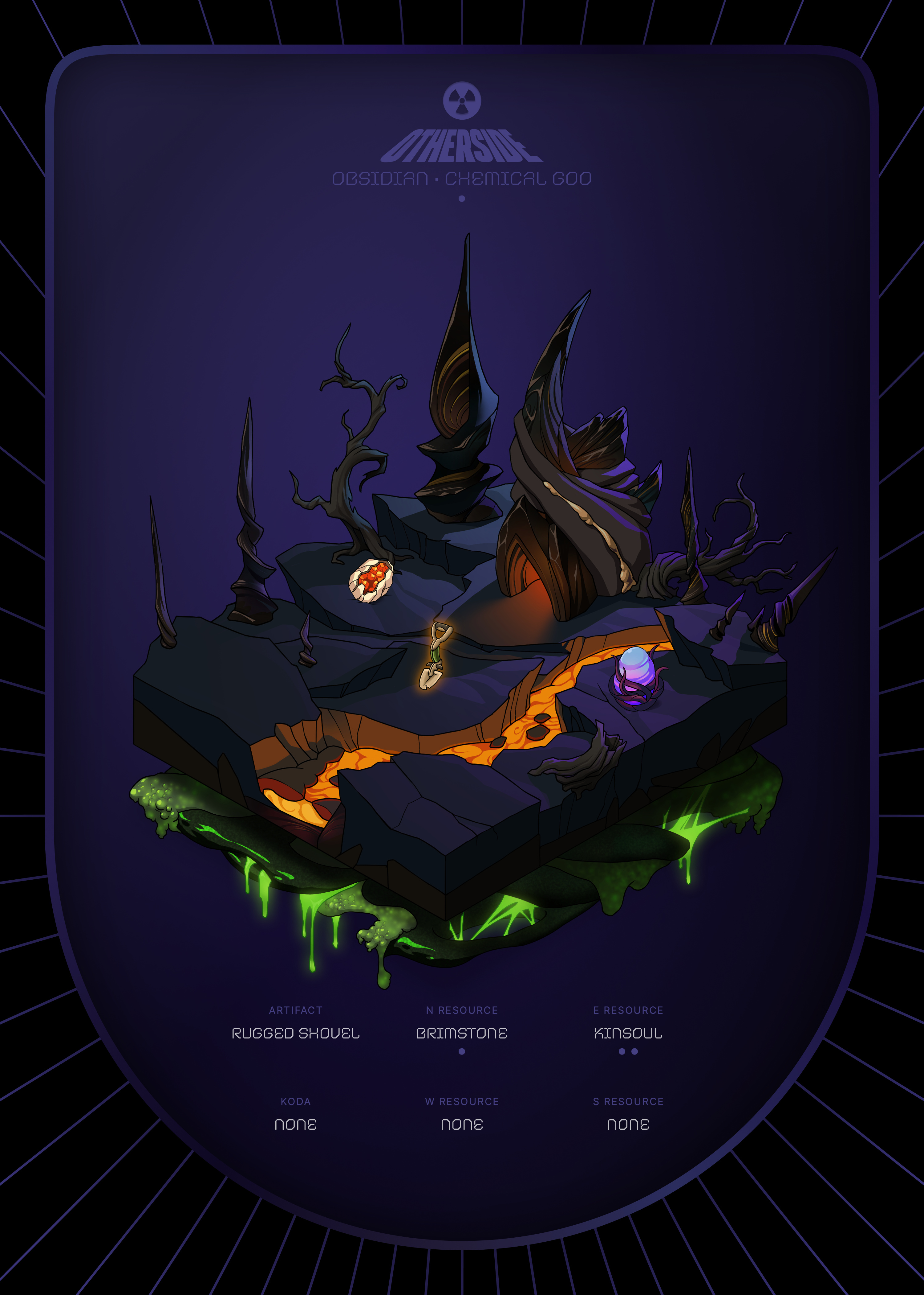 Otherdeed #17840 — Obsidian