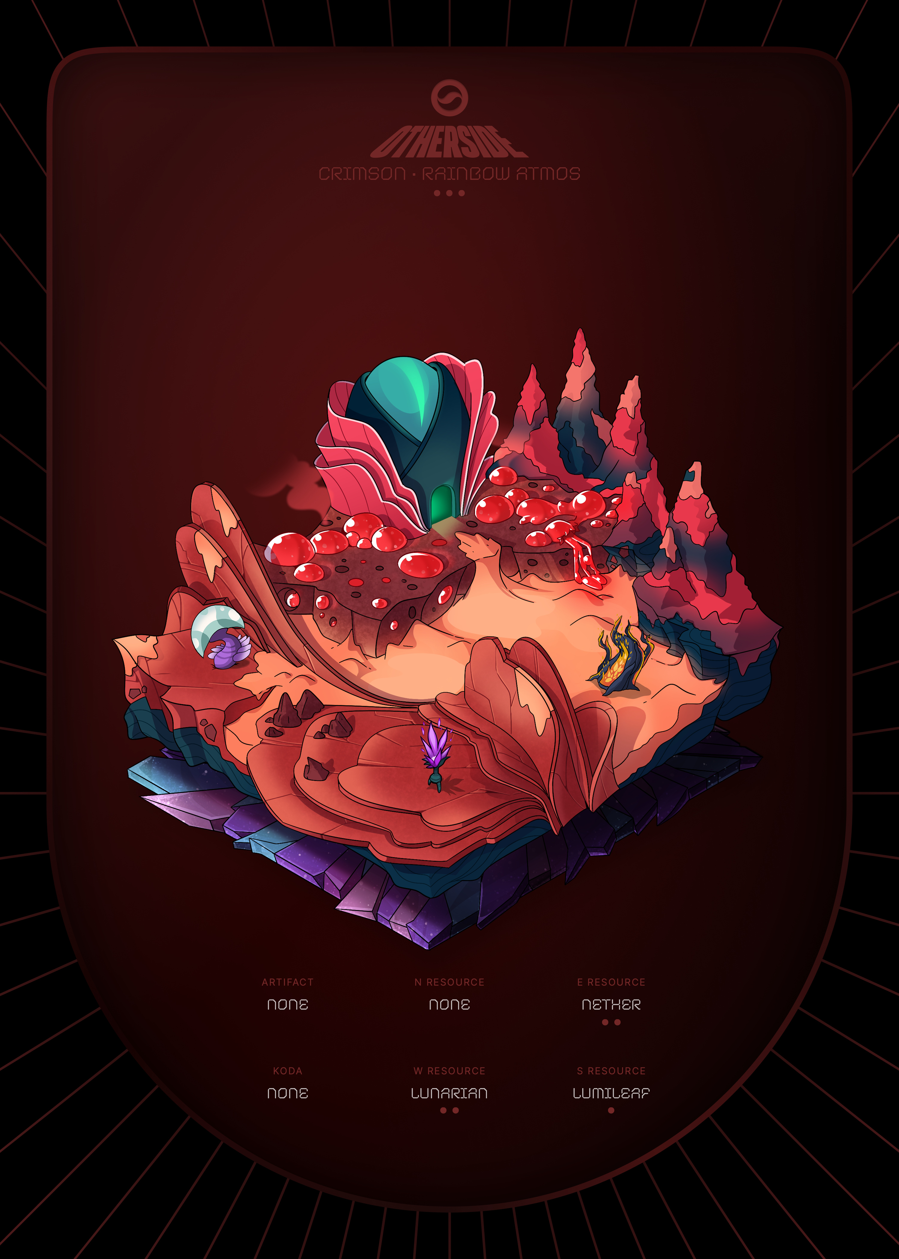 Otherdeed #69873 — Crimson