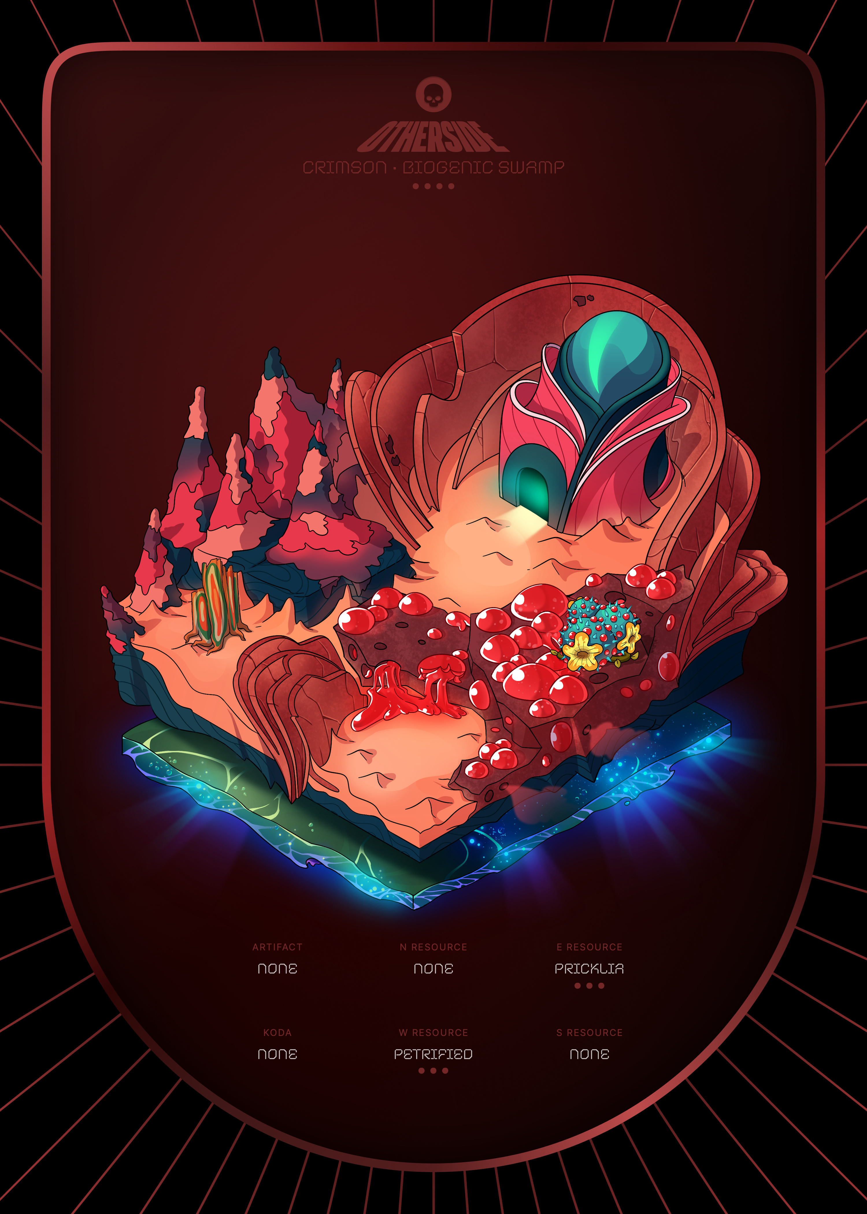 Otherdeed #4773 — Crimson