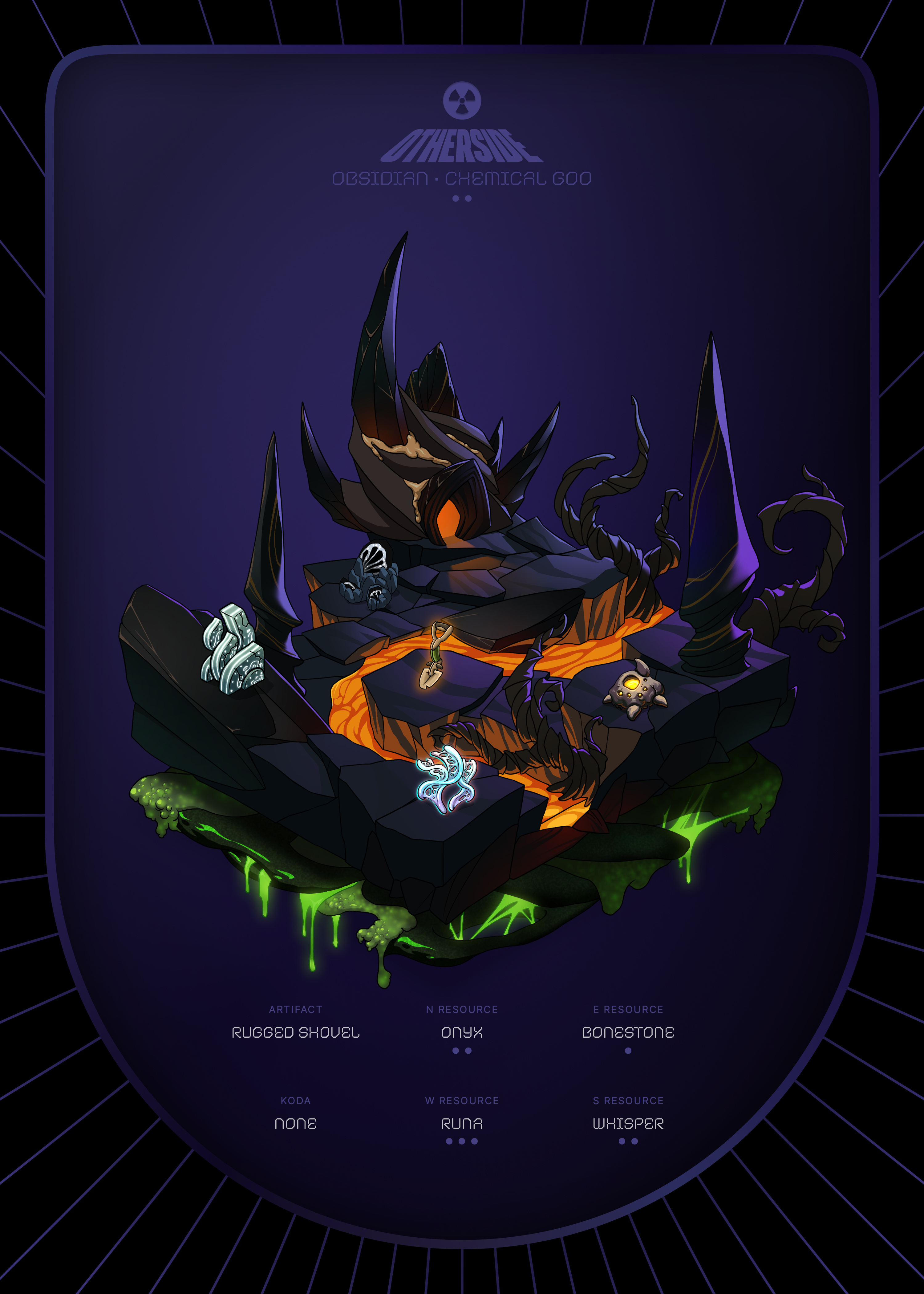 Otherdeed #22119 — Obsidian