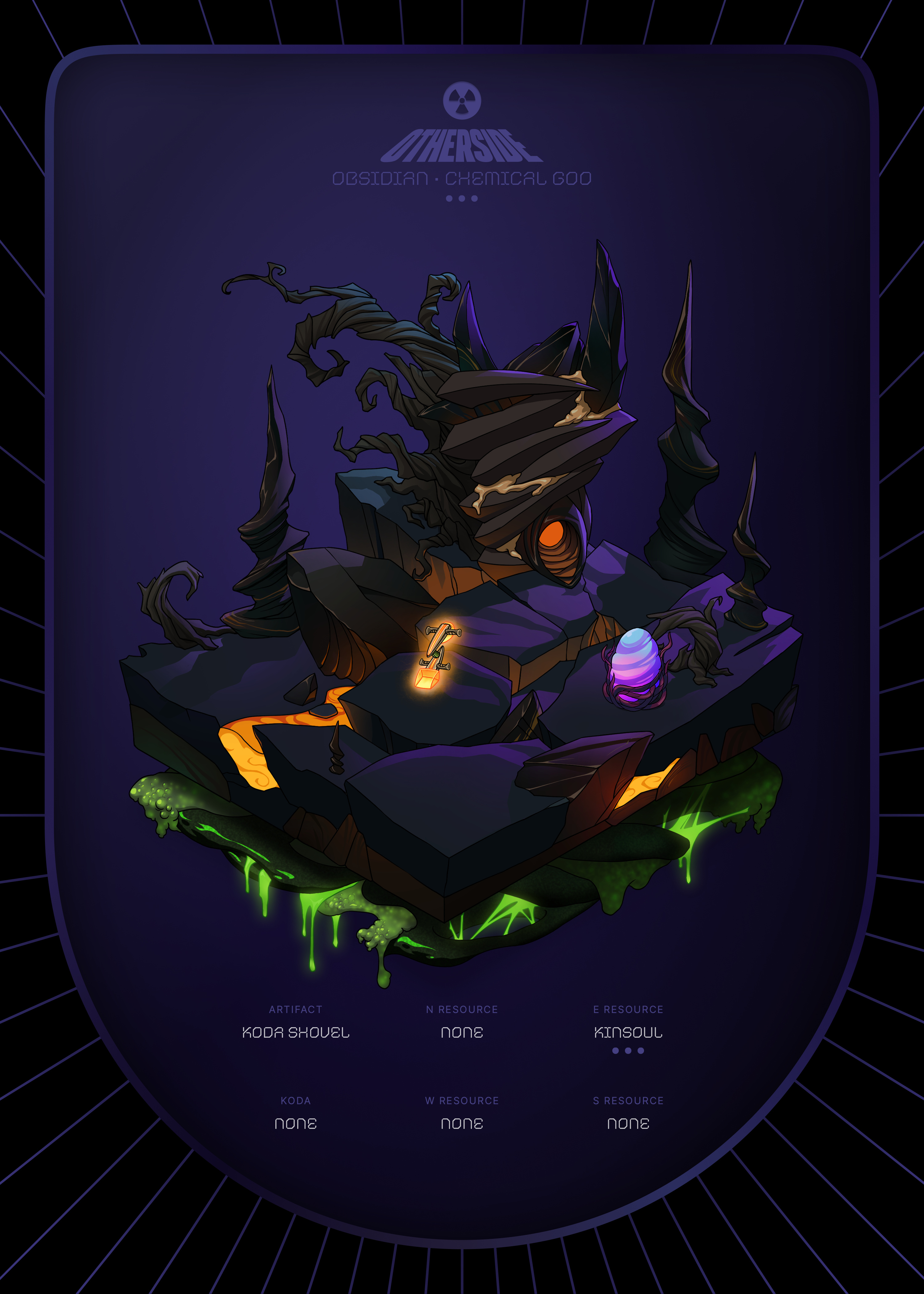 Otherdeed #13259 — Obsidian