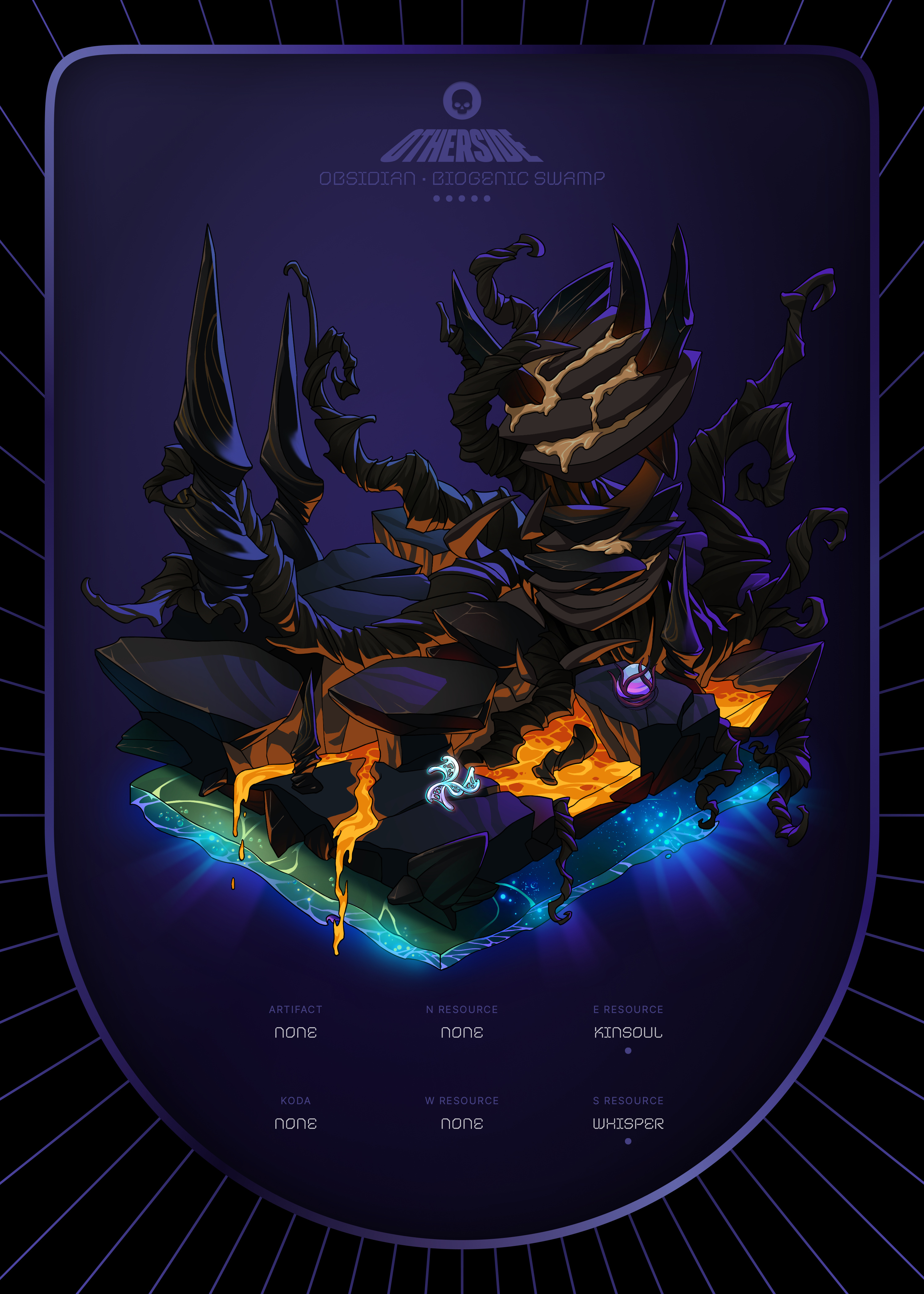 Otherdeed #5426 — Obsidian