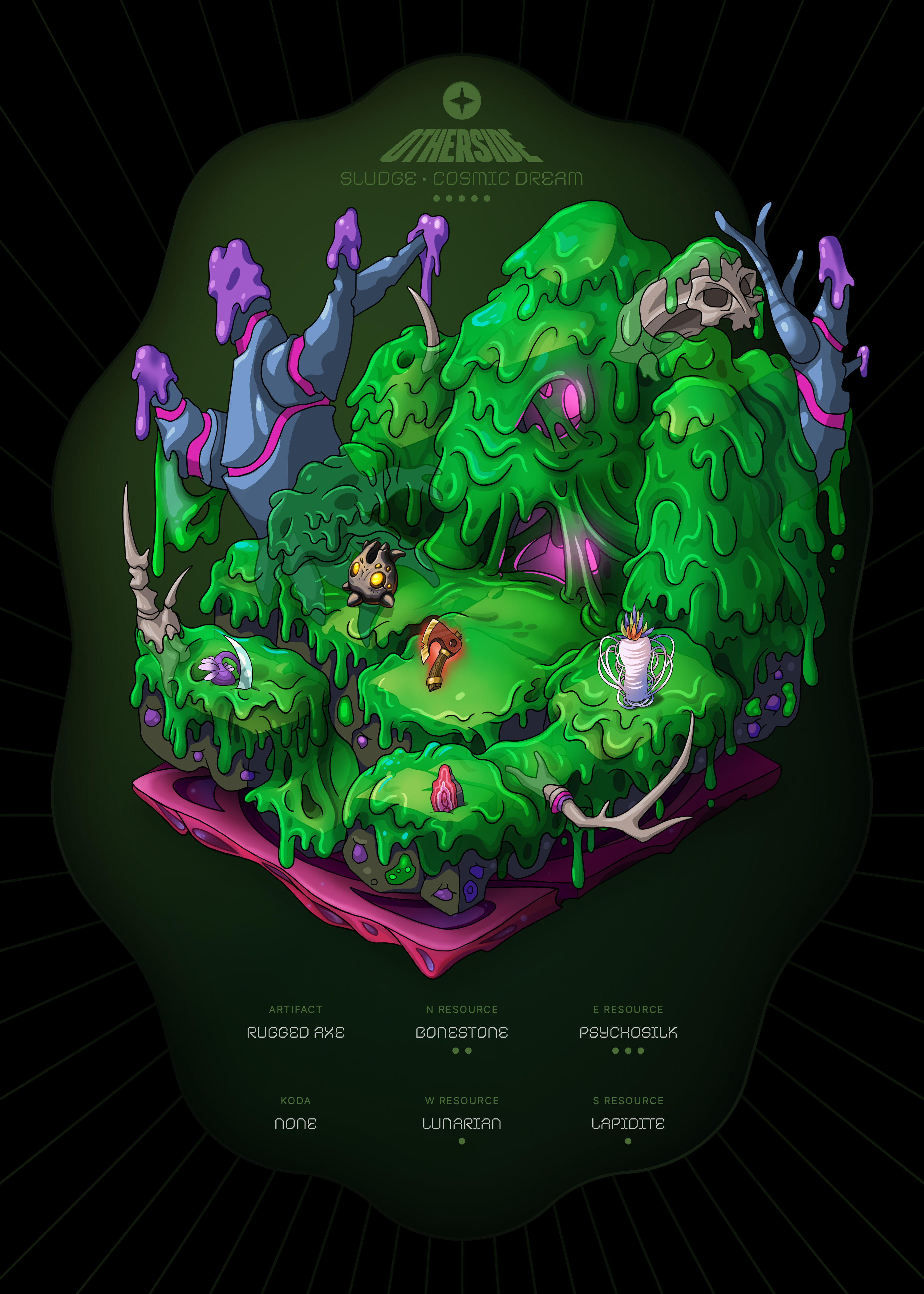 Otherdeed #88793 — Sludge
