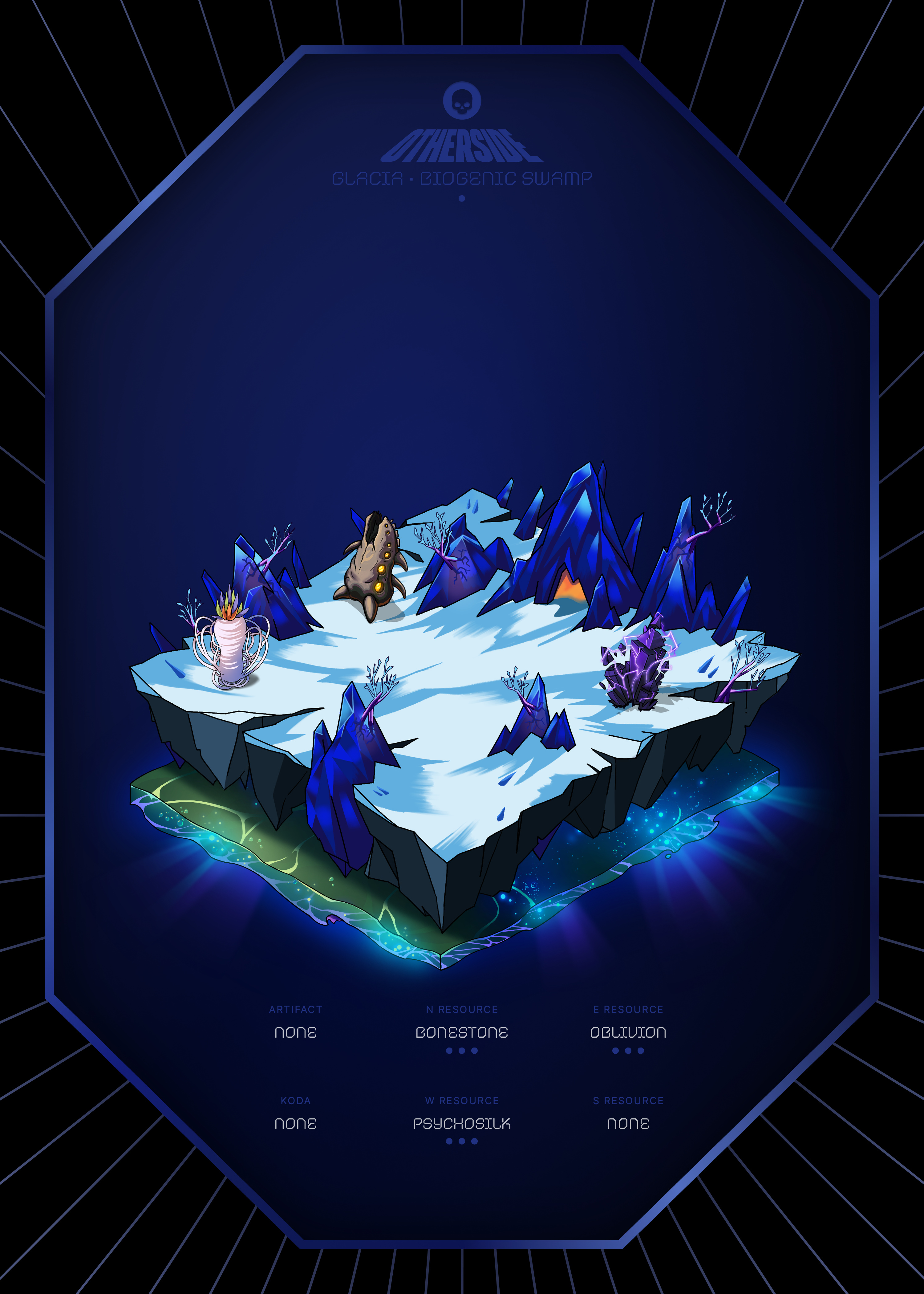 Otherdeed #7869 — Glacia