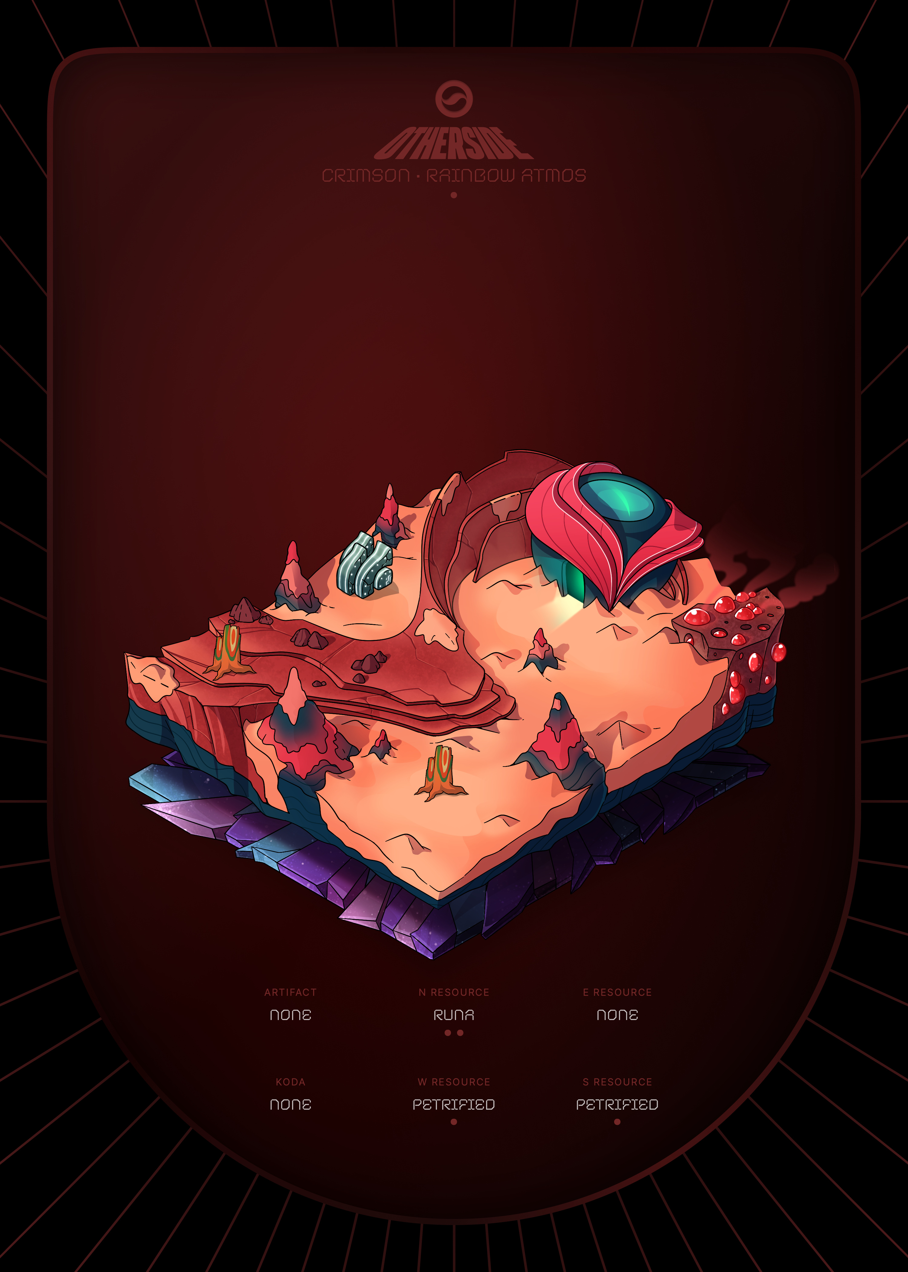 Otherdeed #80405 — Crimson