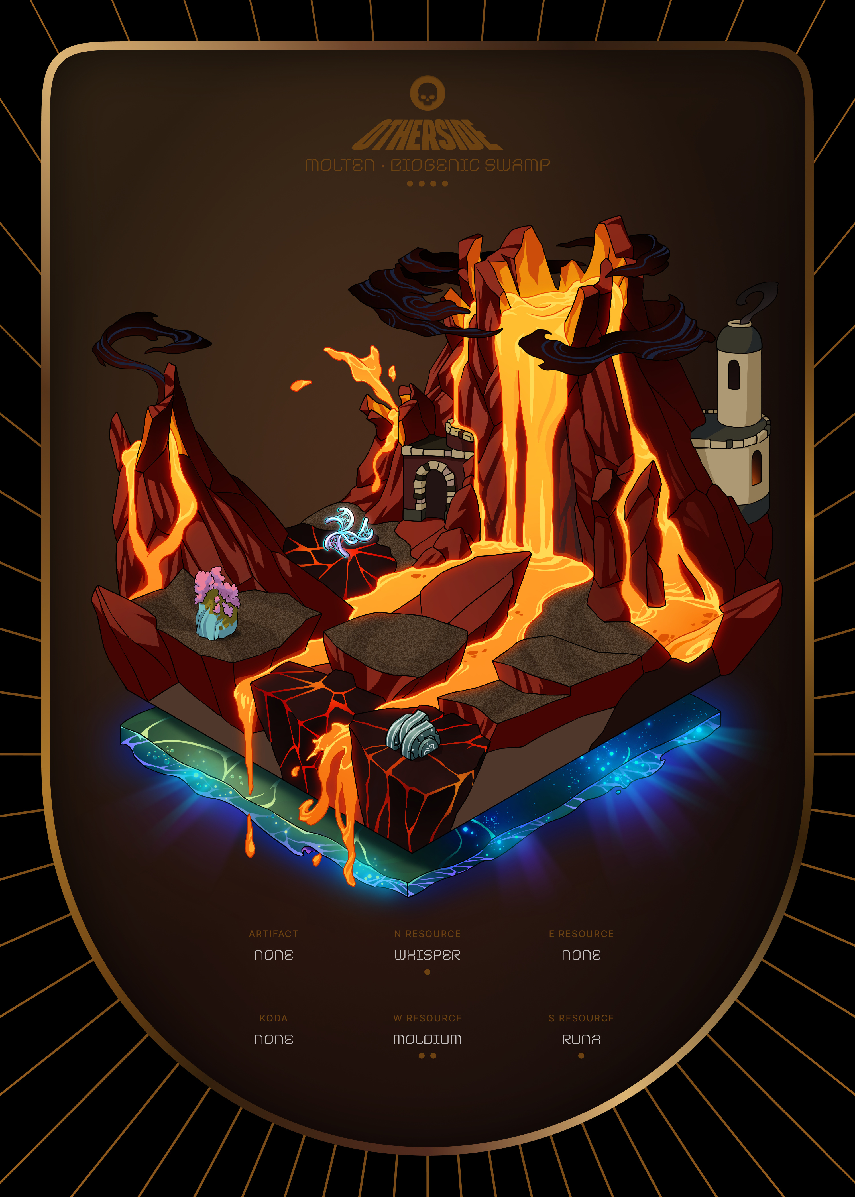 Otherdeed #6716 — Molten