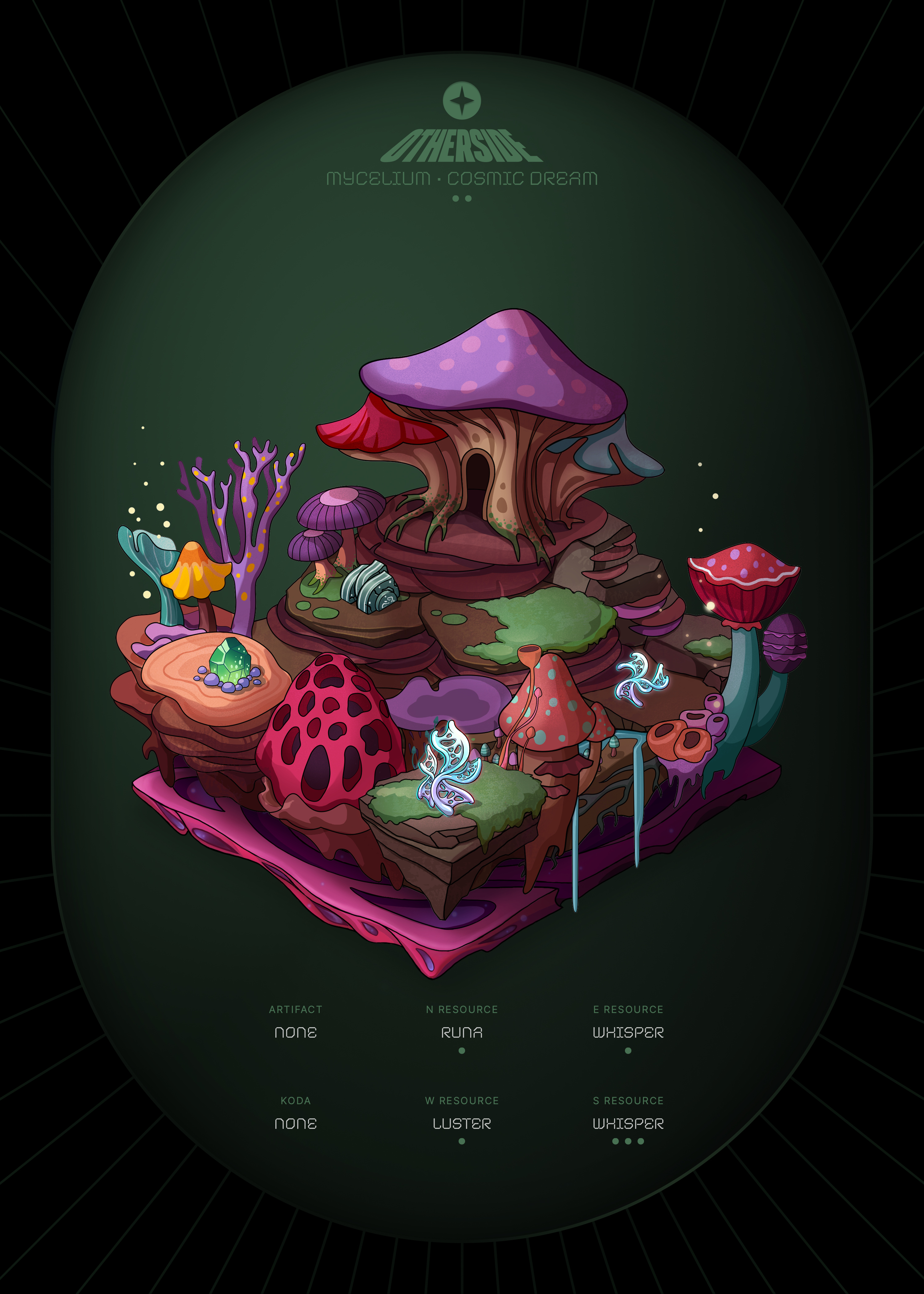 Otherdeed #95126 — Mycelium