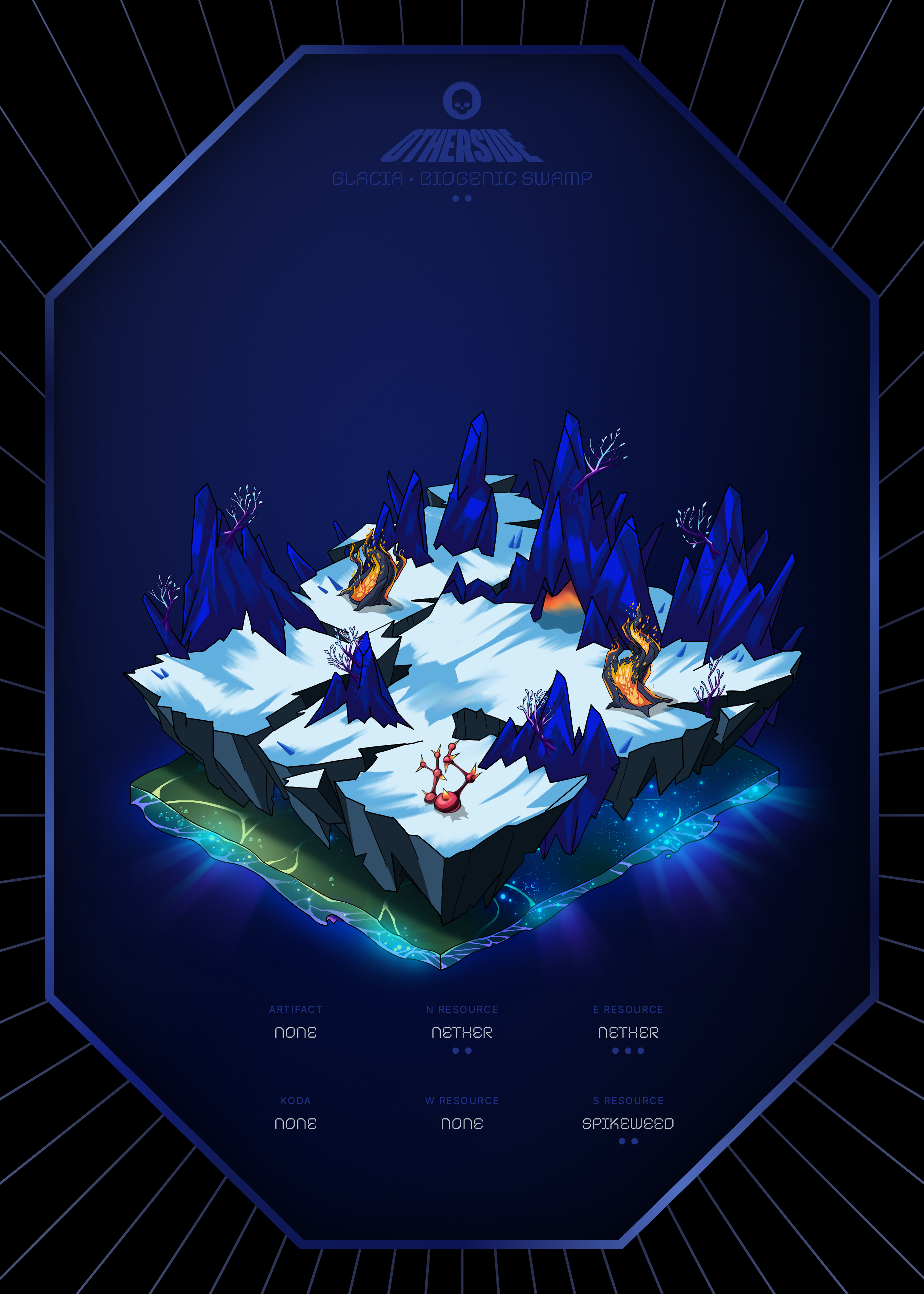 Otherdeed #3406 — Glacia