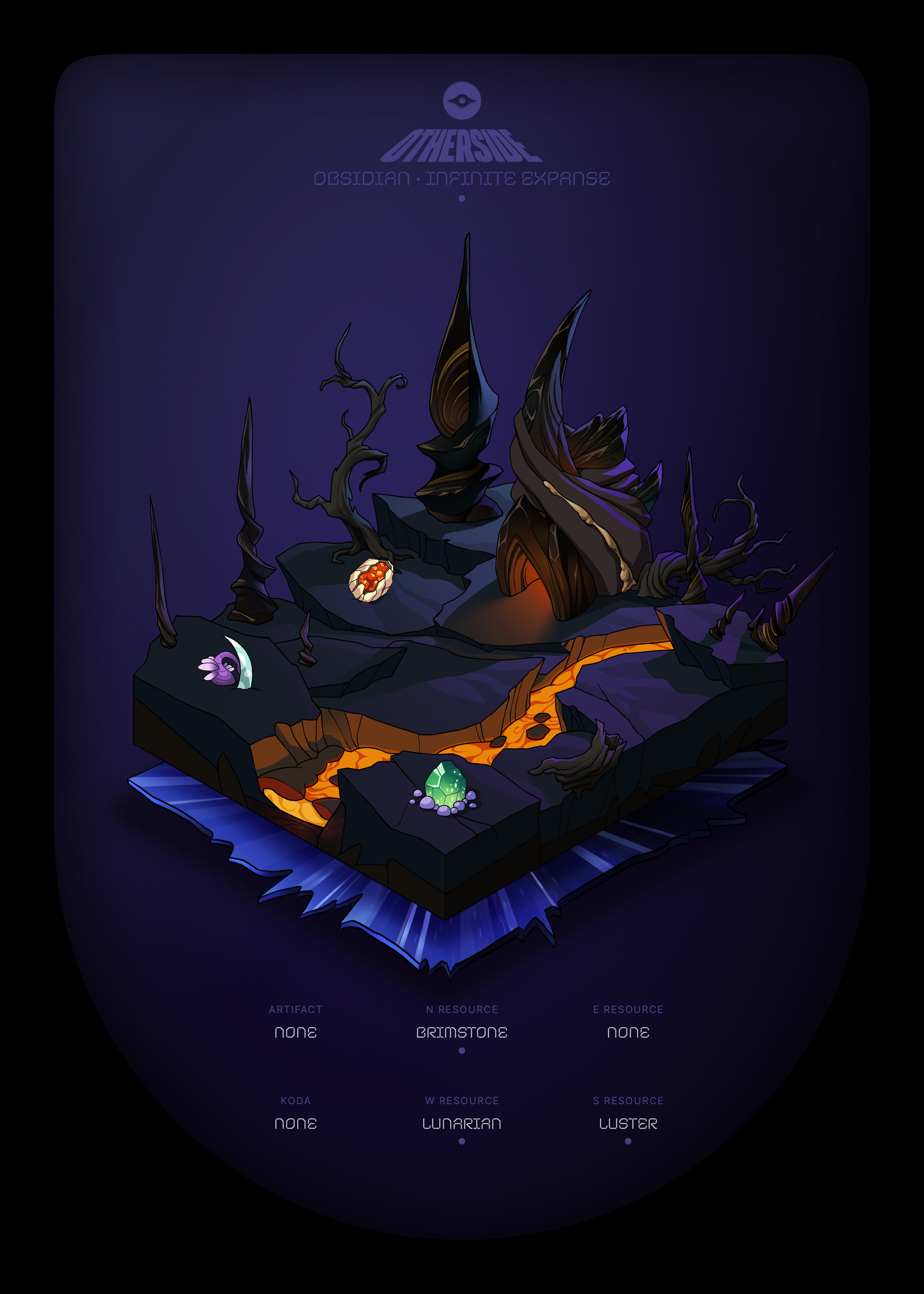Otherdeed #41534 — Obsidian