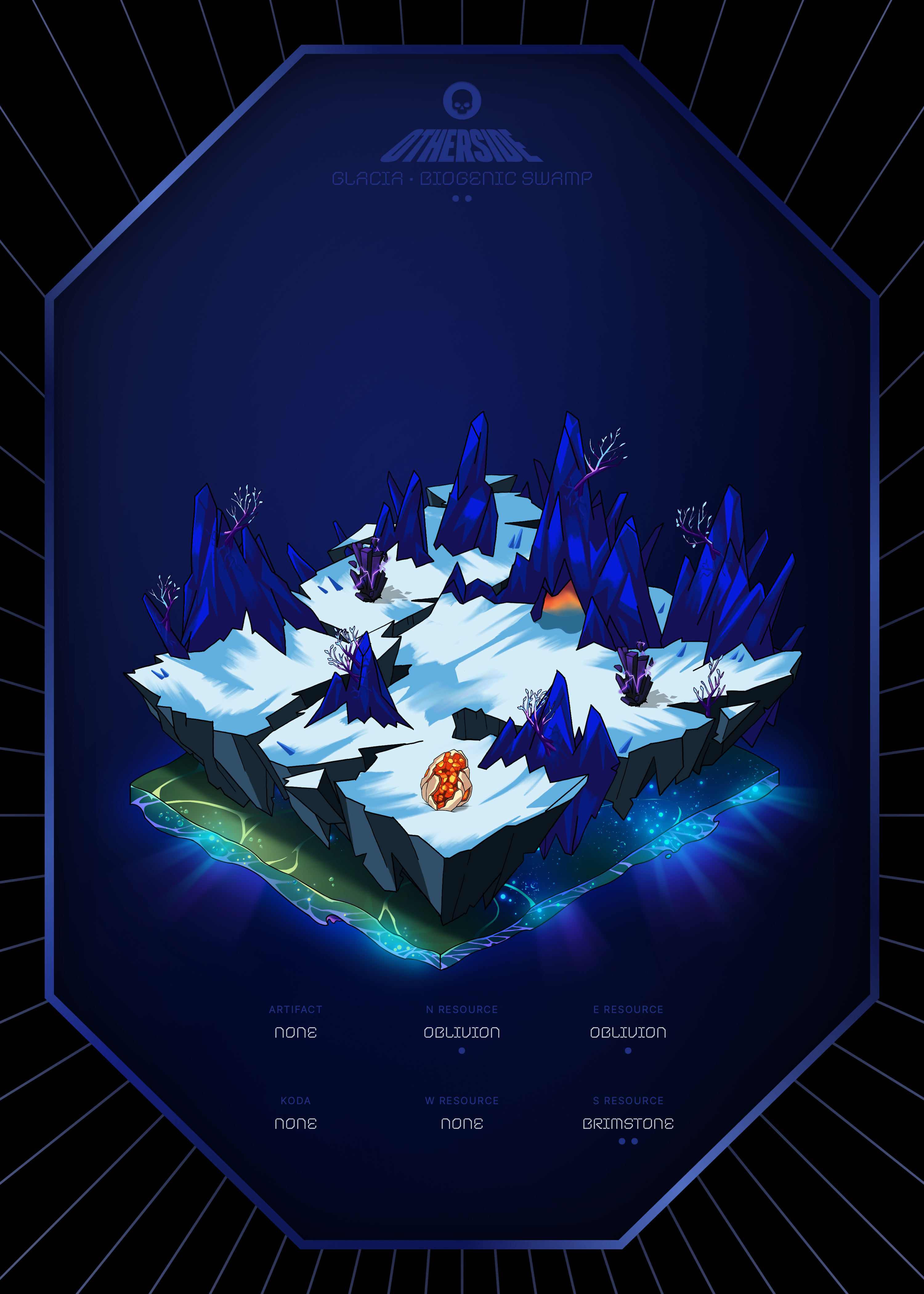Otherdeed #3347 — Glacia