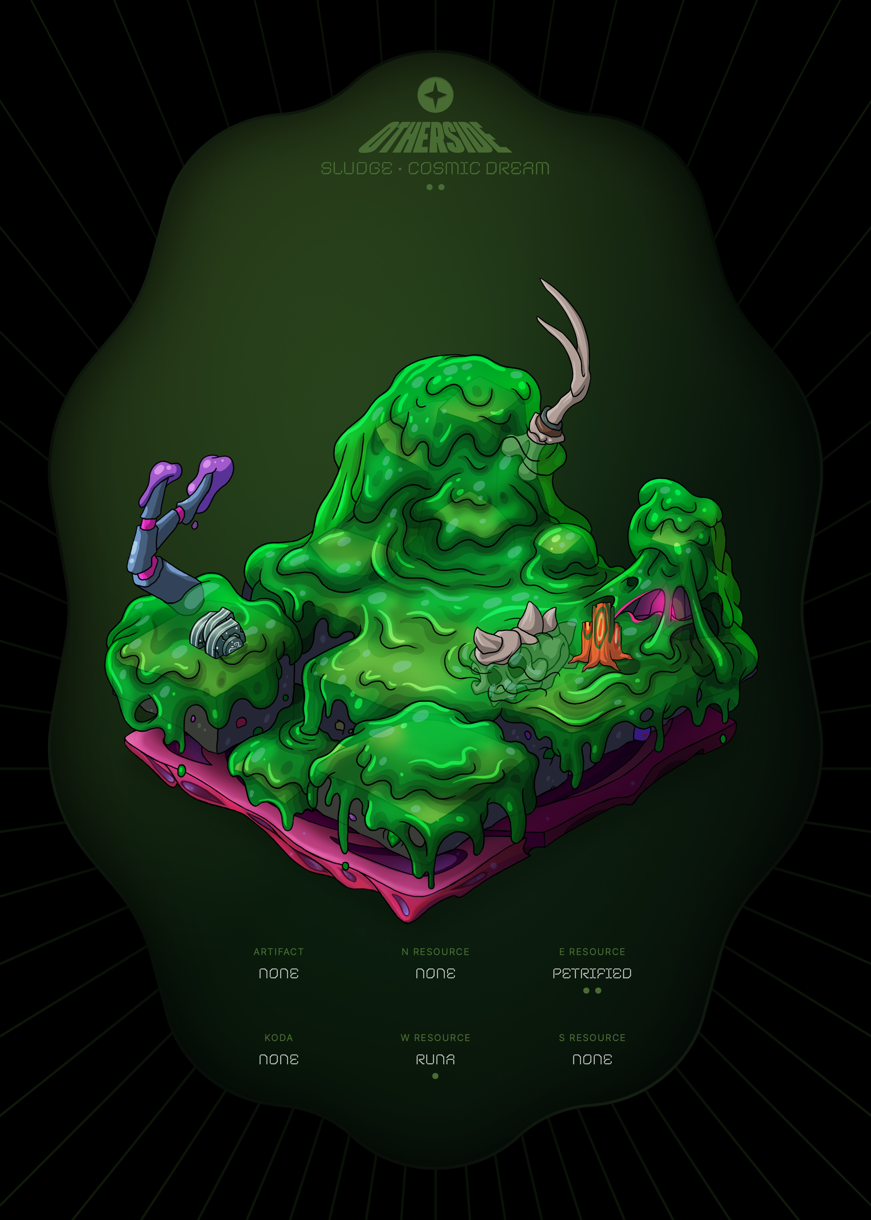 Otherdeed #91393 — Sludge