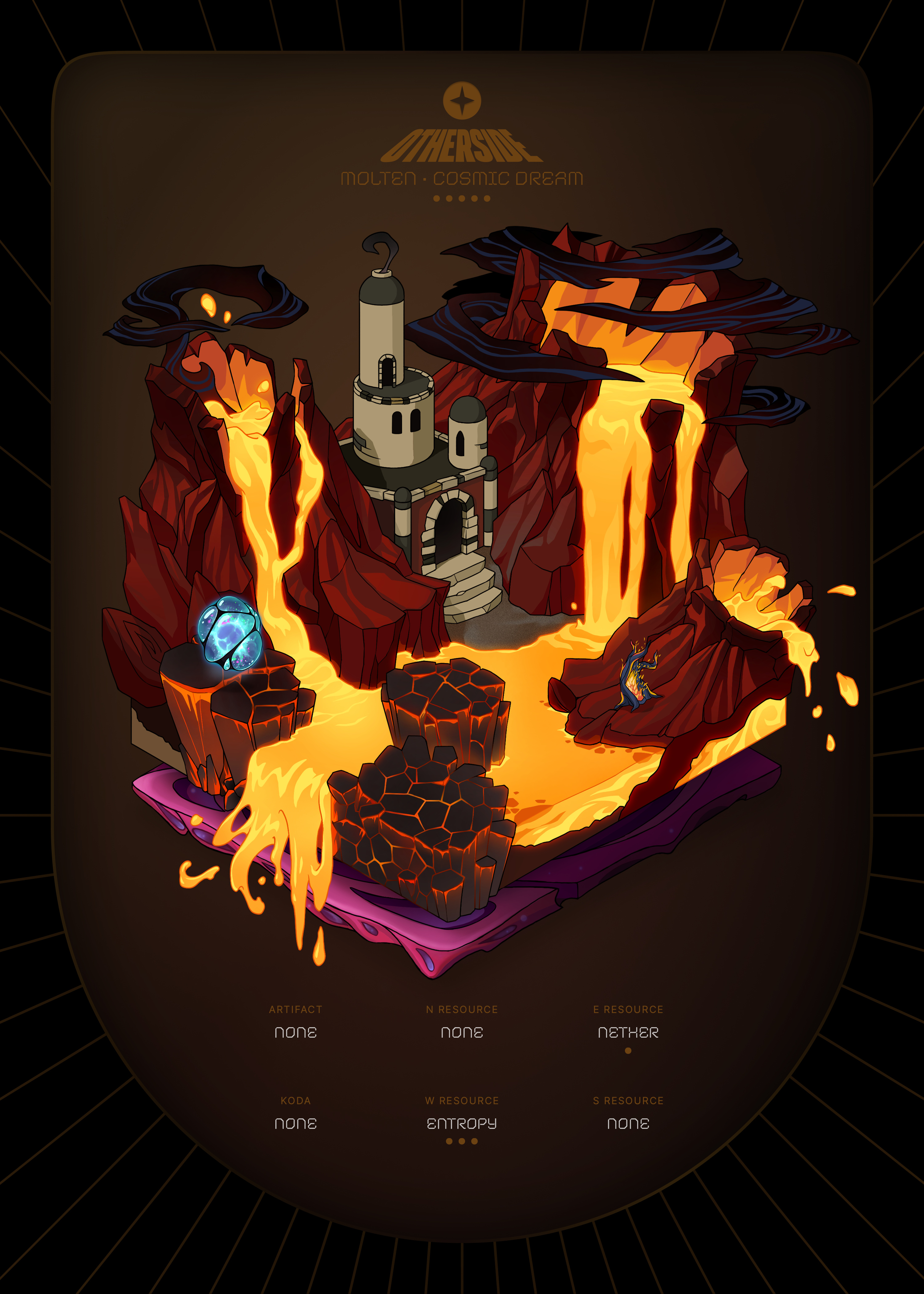 Otherdeed #35247 — Molten