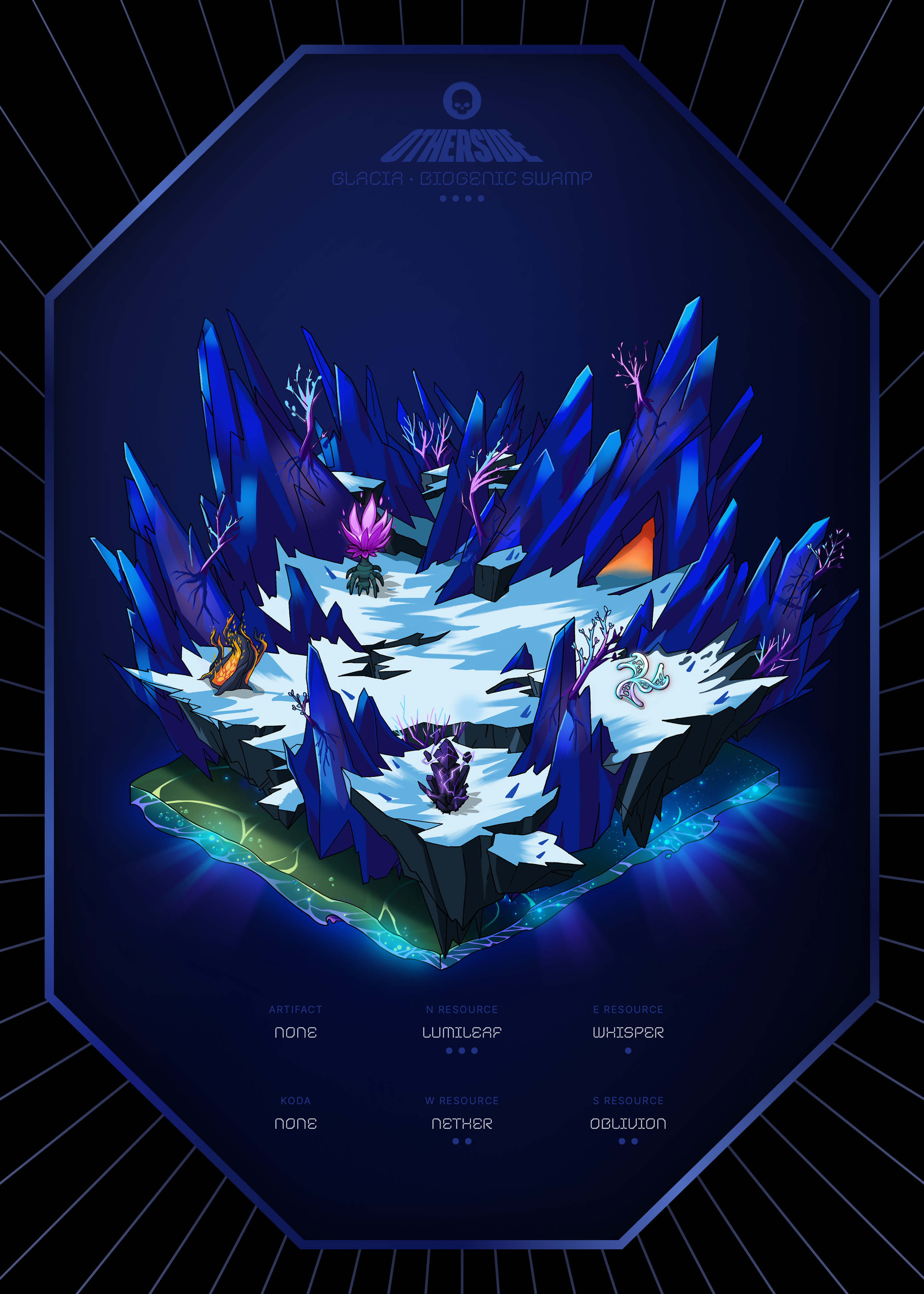 Otherdeed #7104 — Glacia