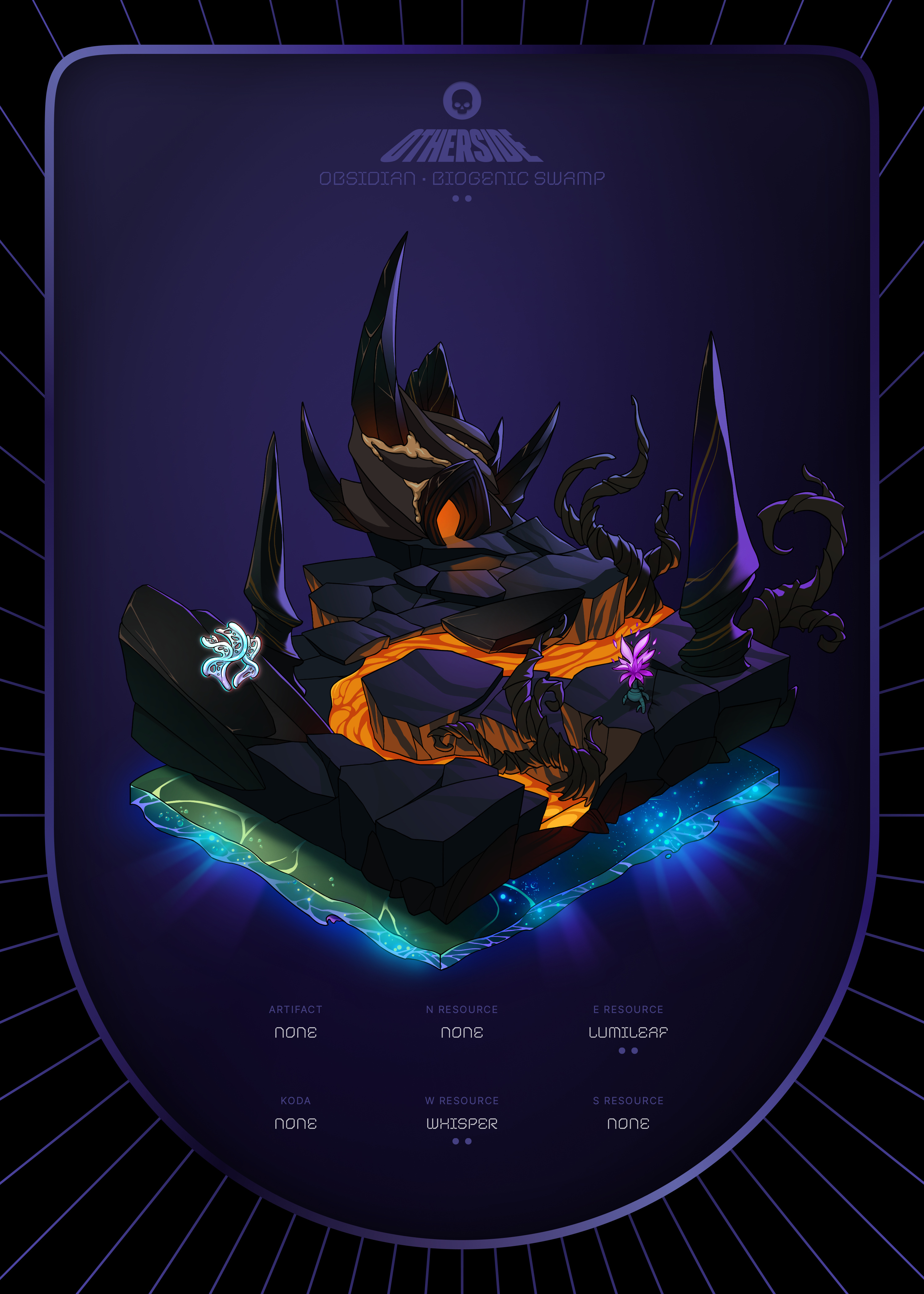Otherdeed #3395 — Obsidian
