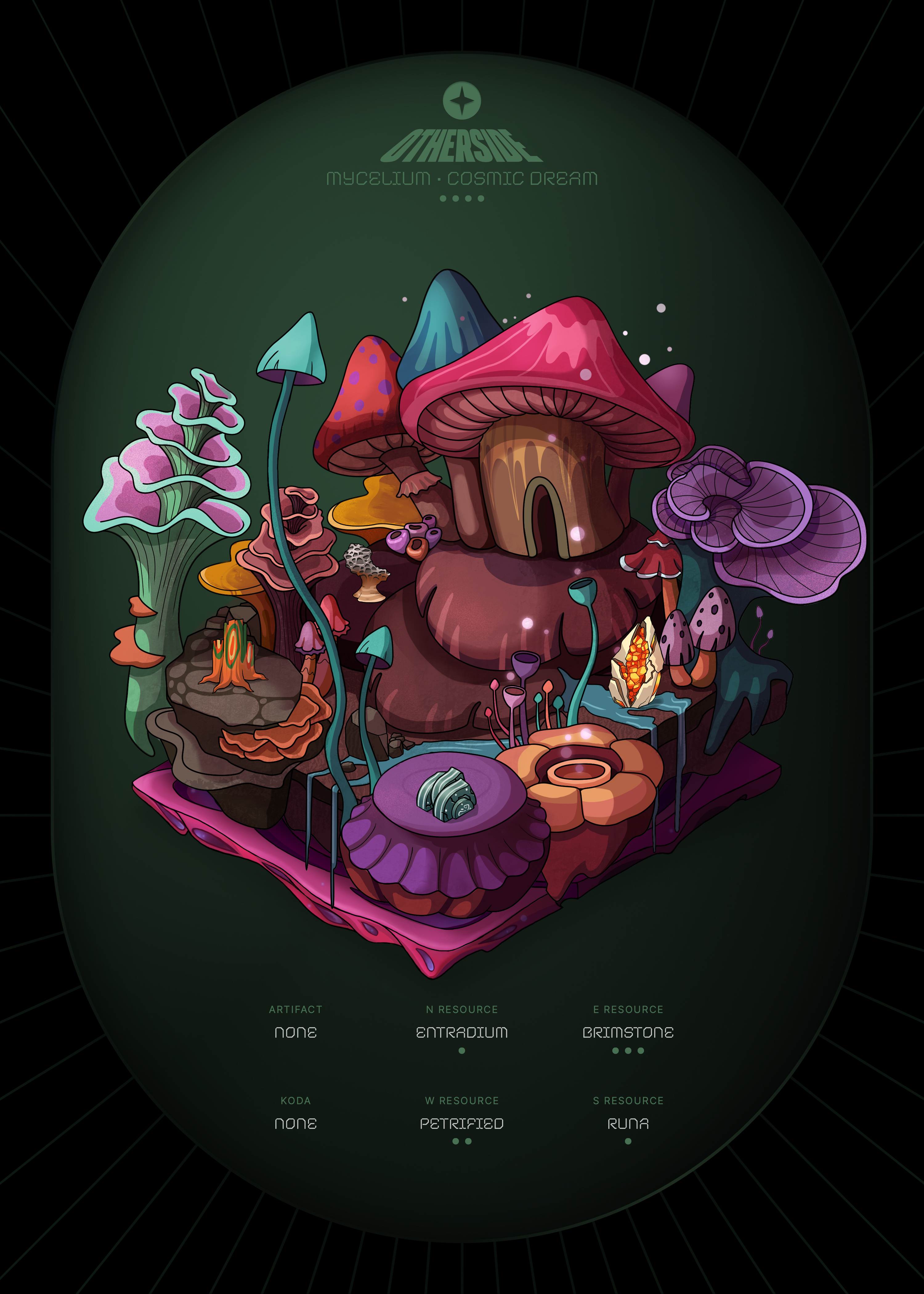 Otherdeed #97330 — Mycelium