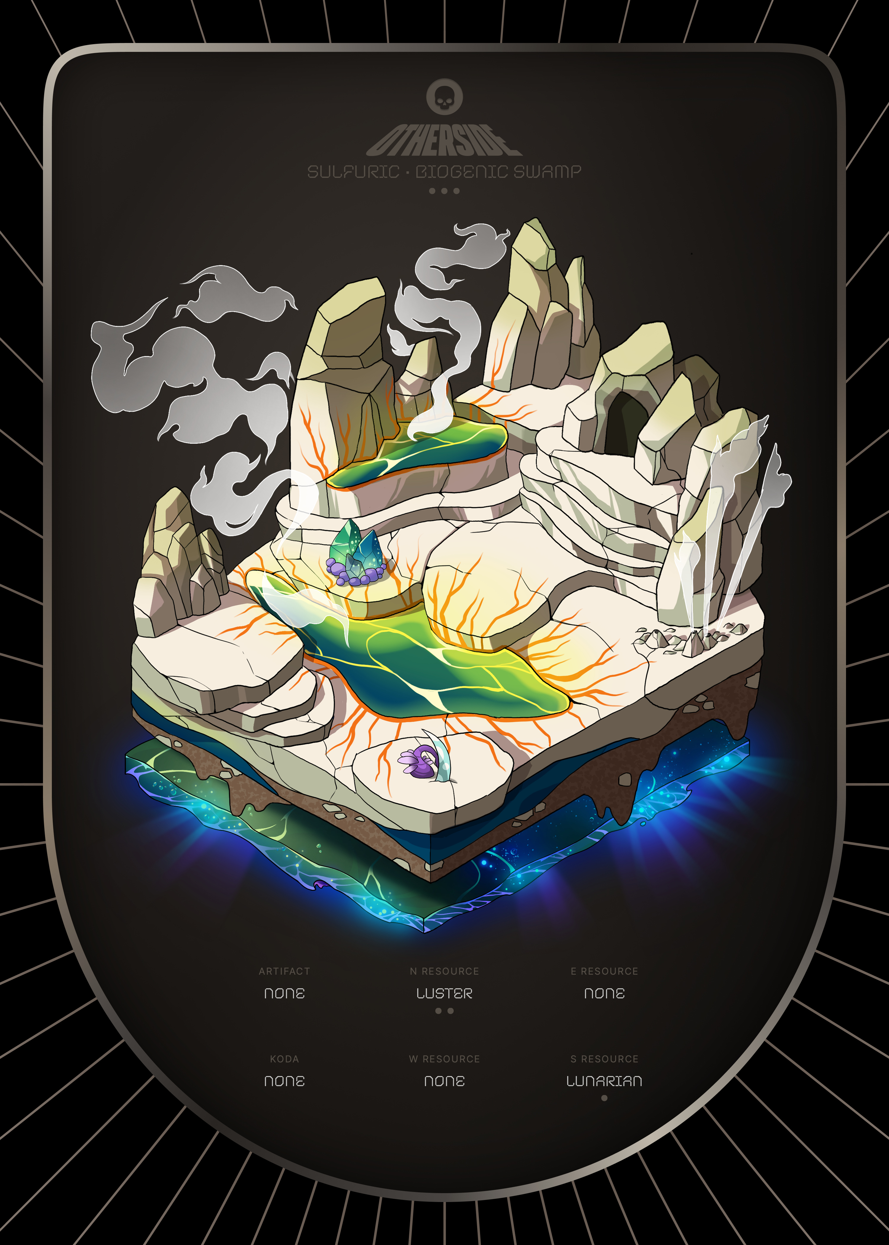 Otherdeed #9043 — Sulfuric