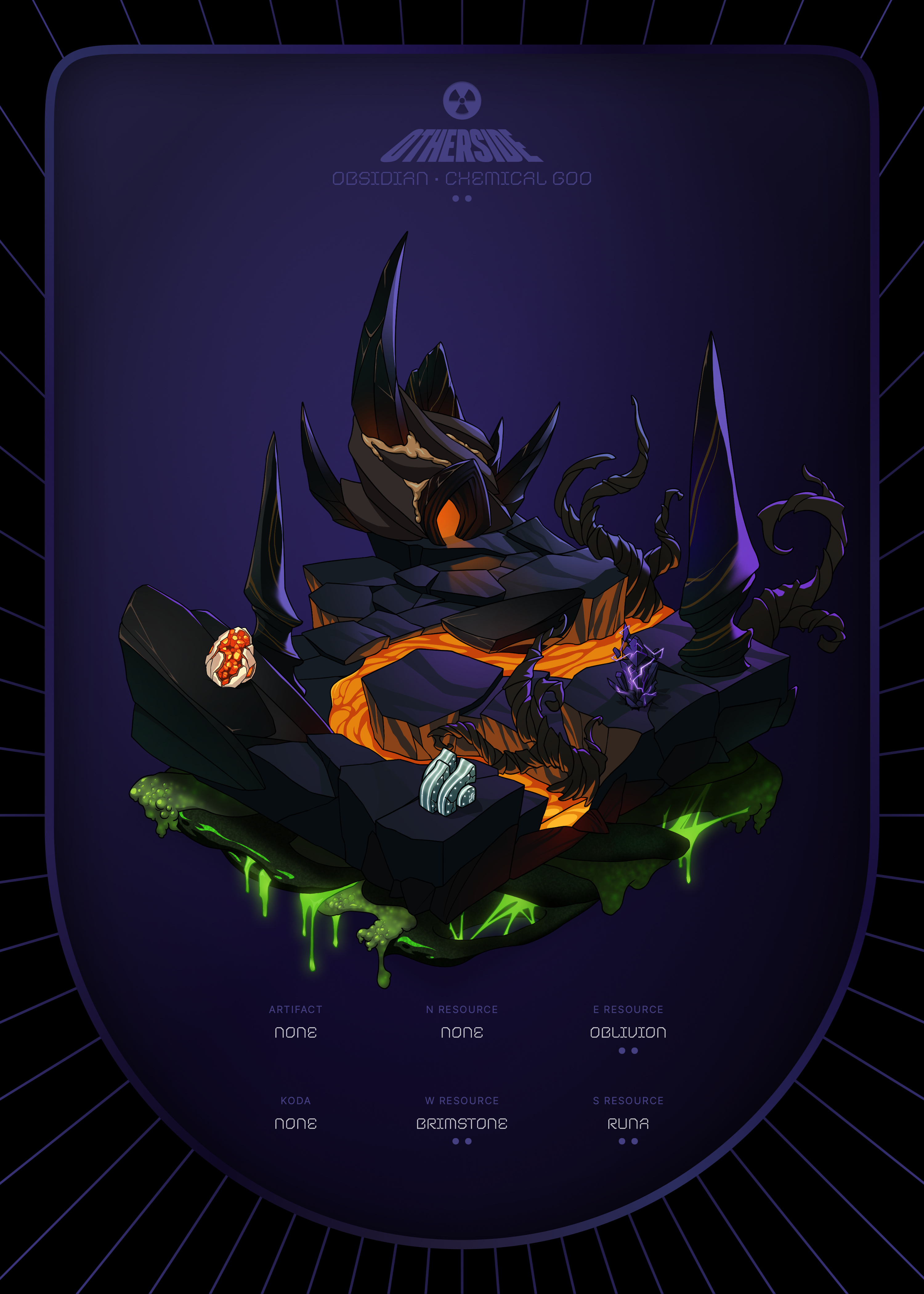 Otherdeed #14277 — Obsidian
