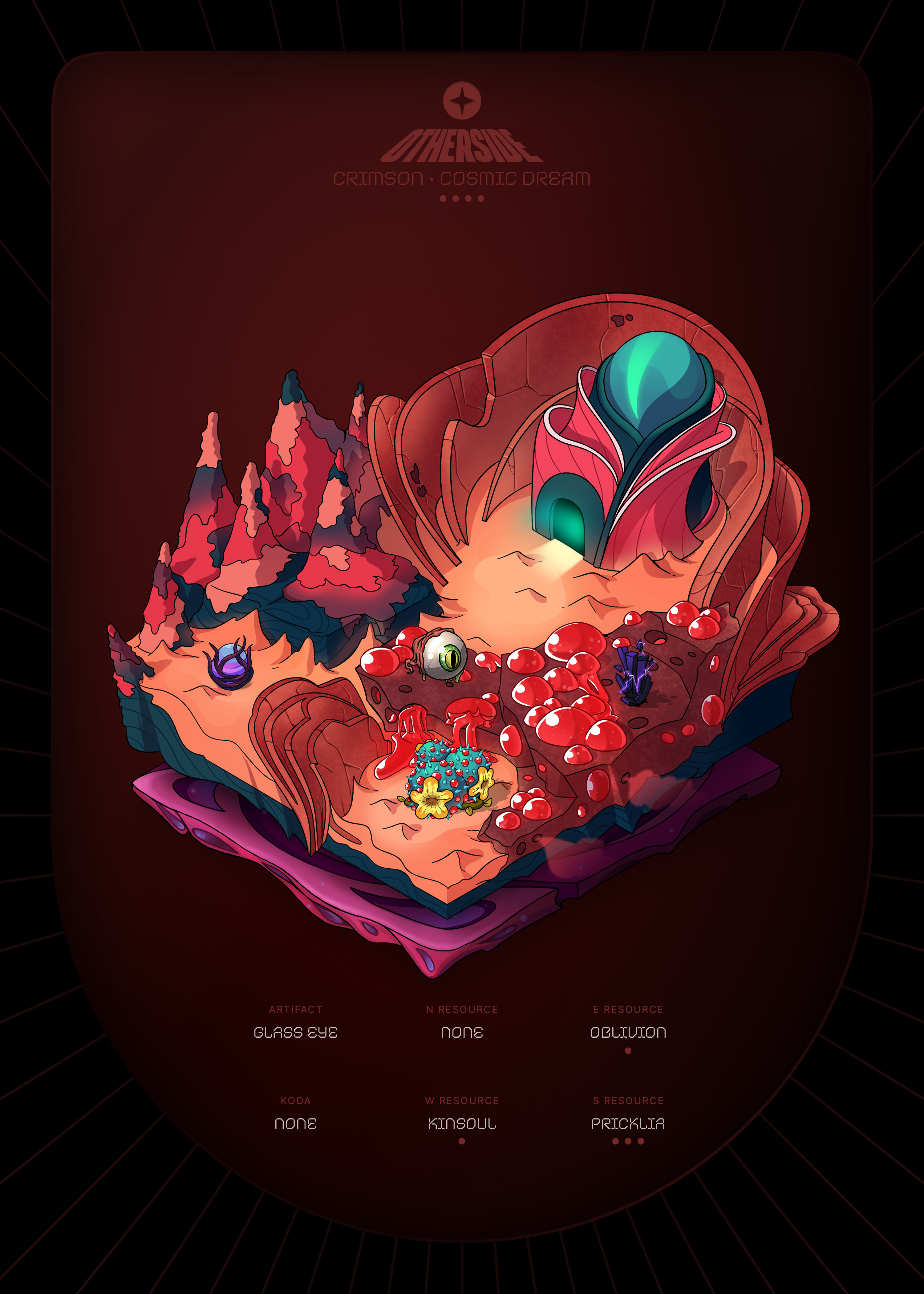 Otherdeed #34365 — Crimson
