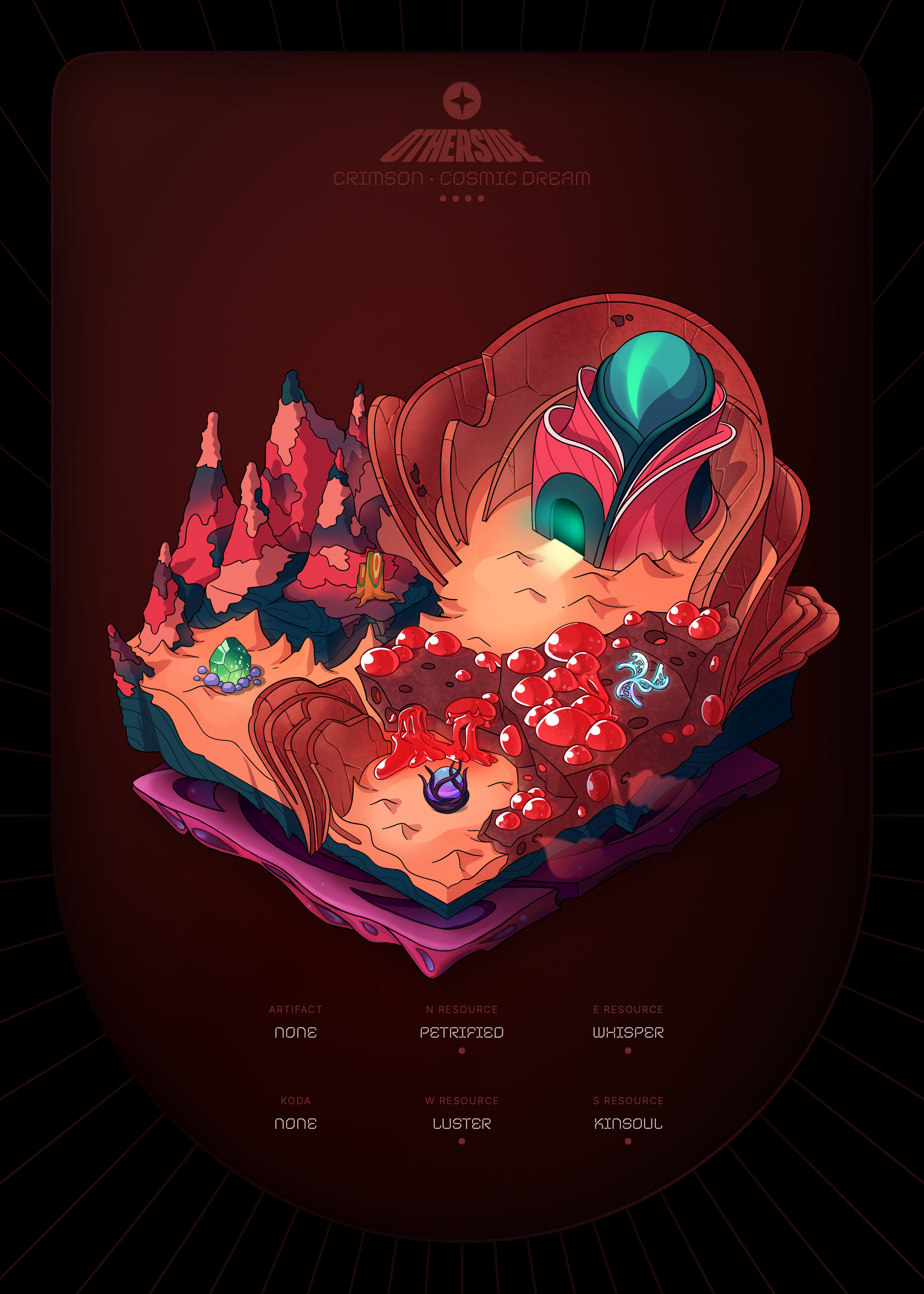 Otherdeed #32593 — Crimson