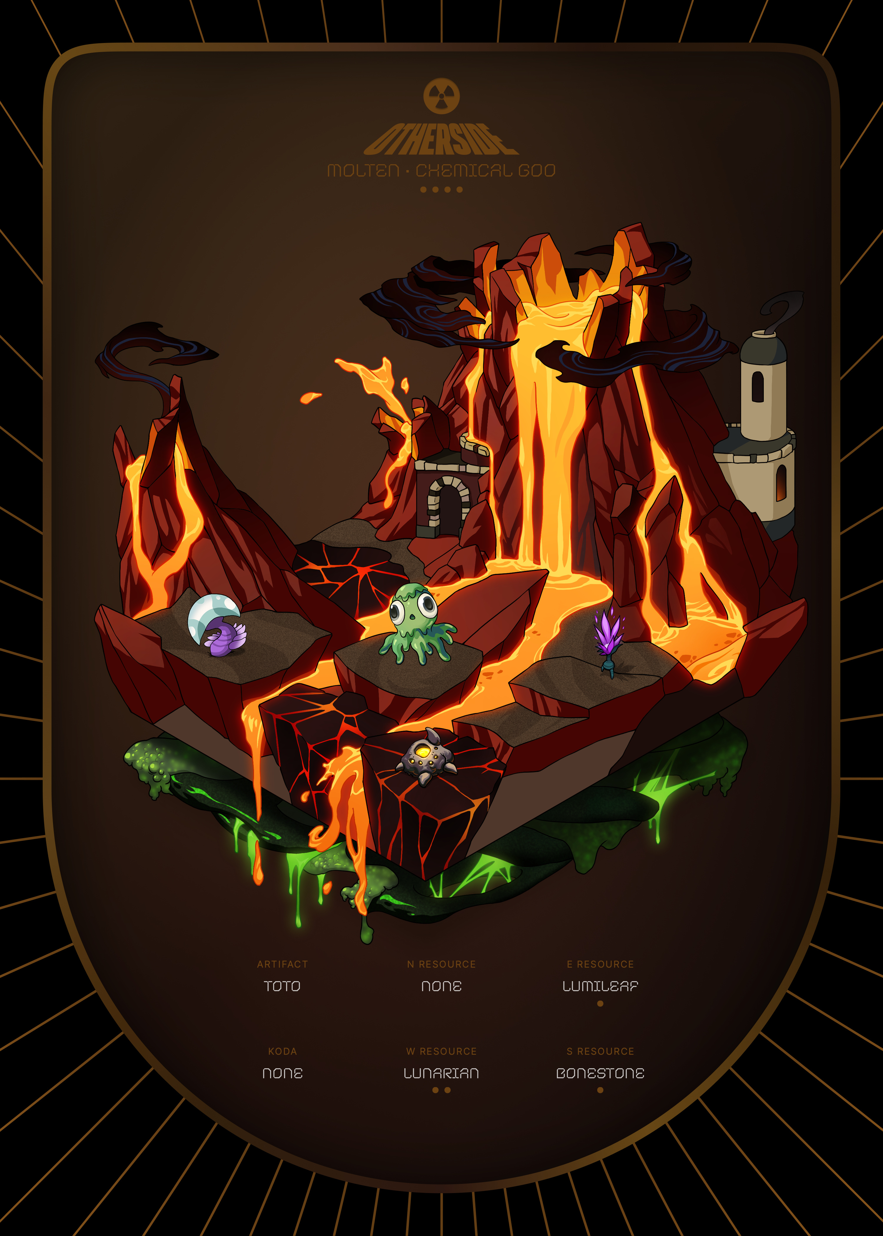 Otherdeed #19535 — Molten