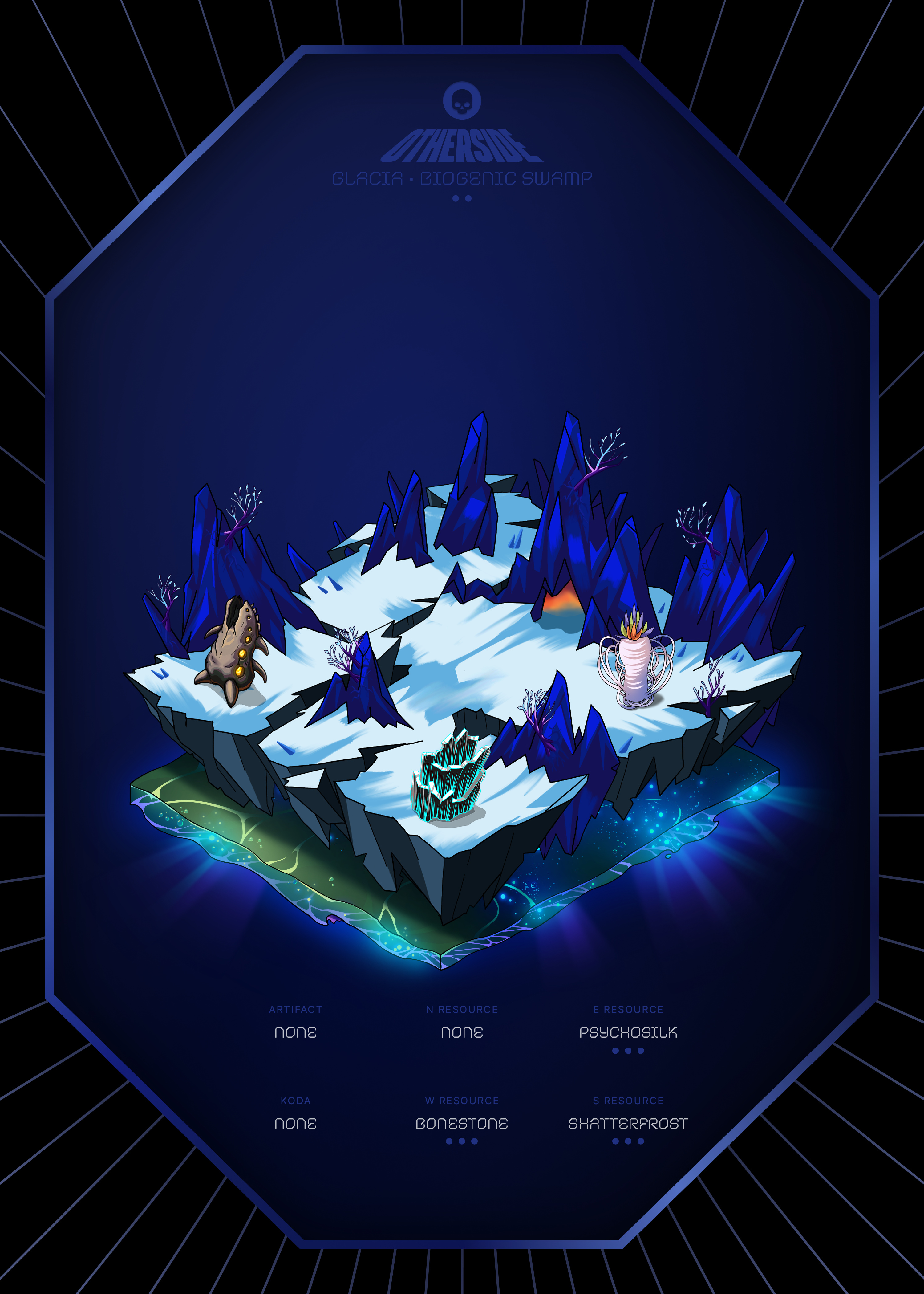 Otherdeed #3601 — Glacia