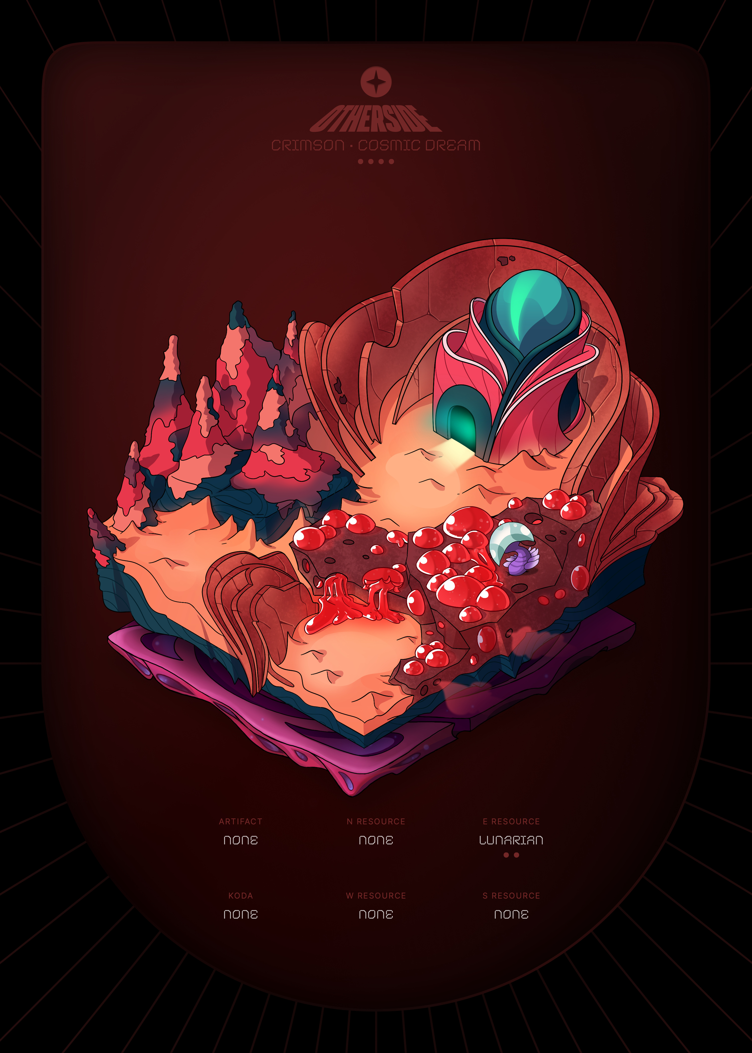 Otherdeed #33512 — Crimson