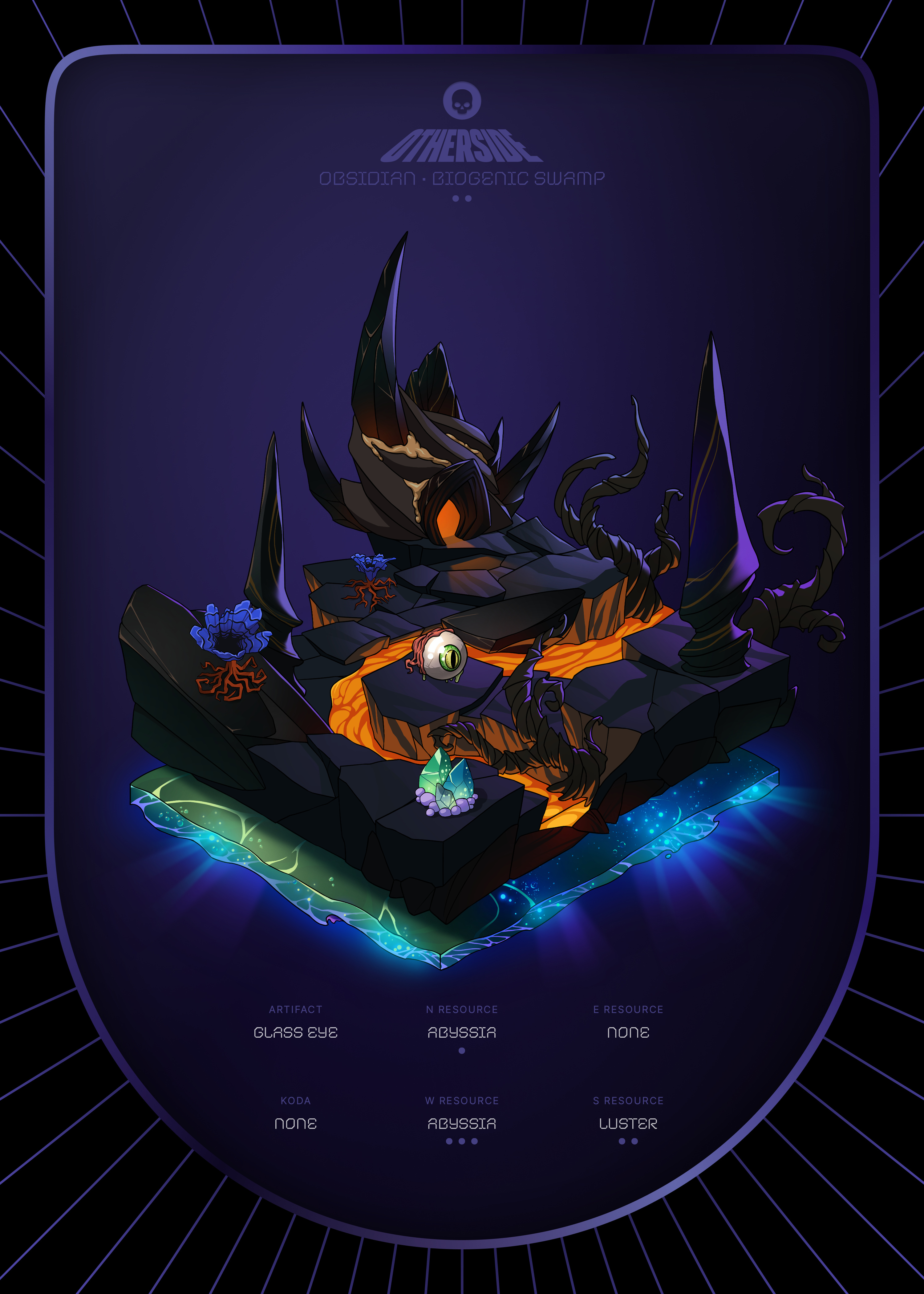 Otherdeed #4740 — Obsidian