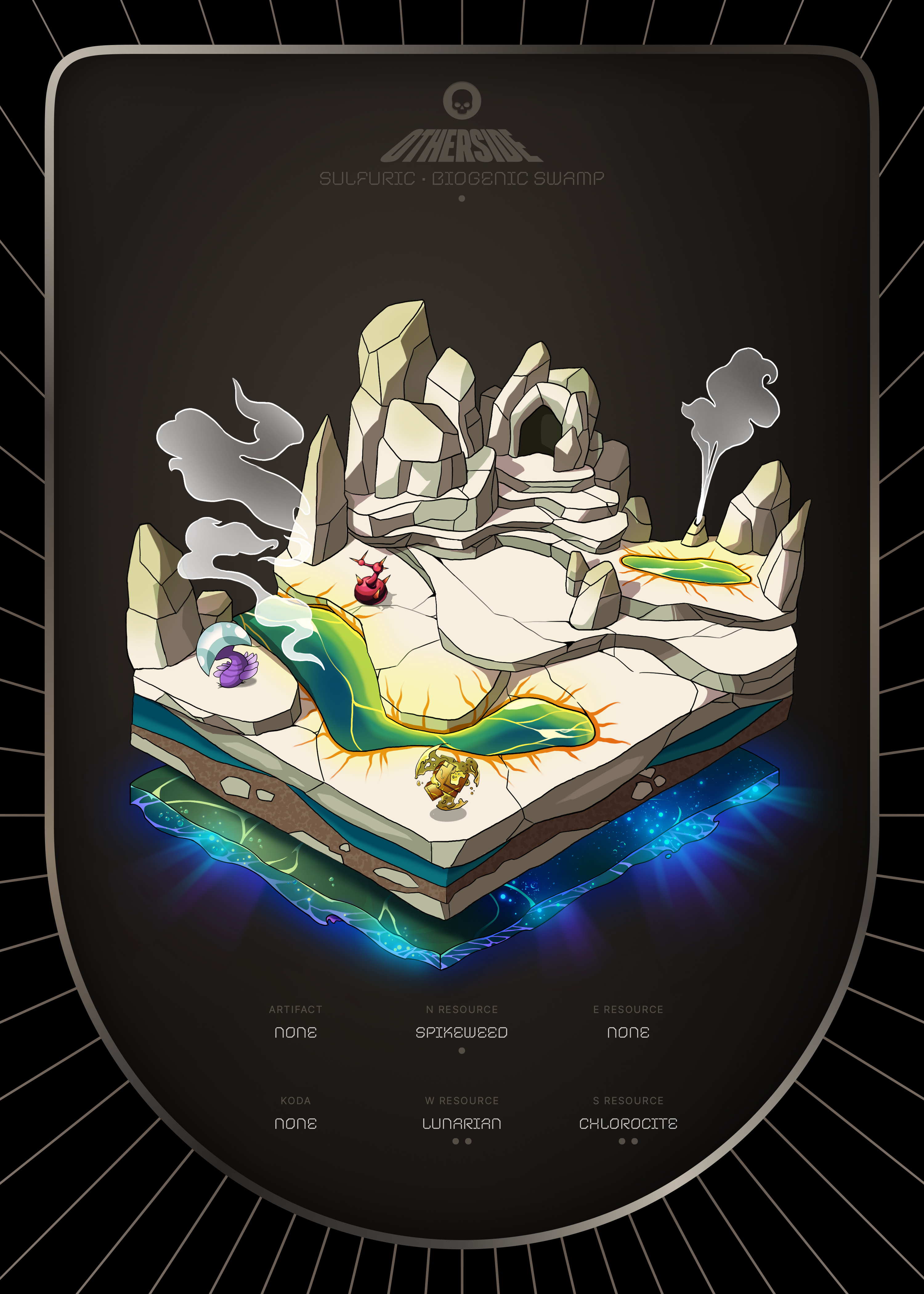 Otherdeed #5045 — Sulfuric