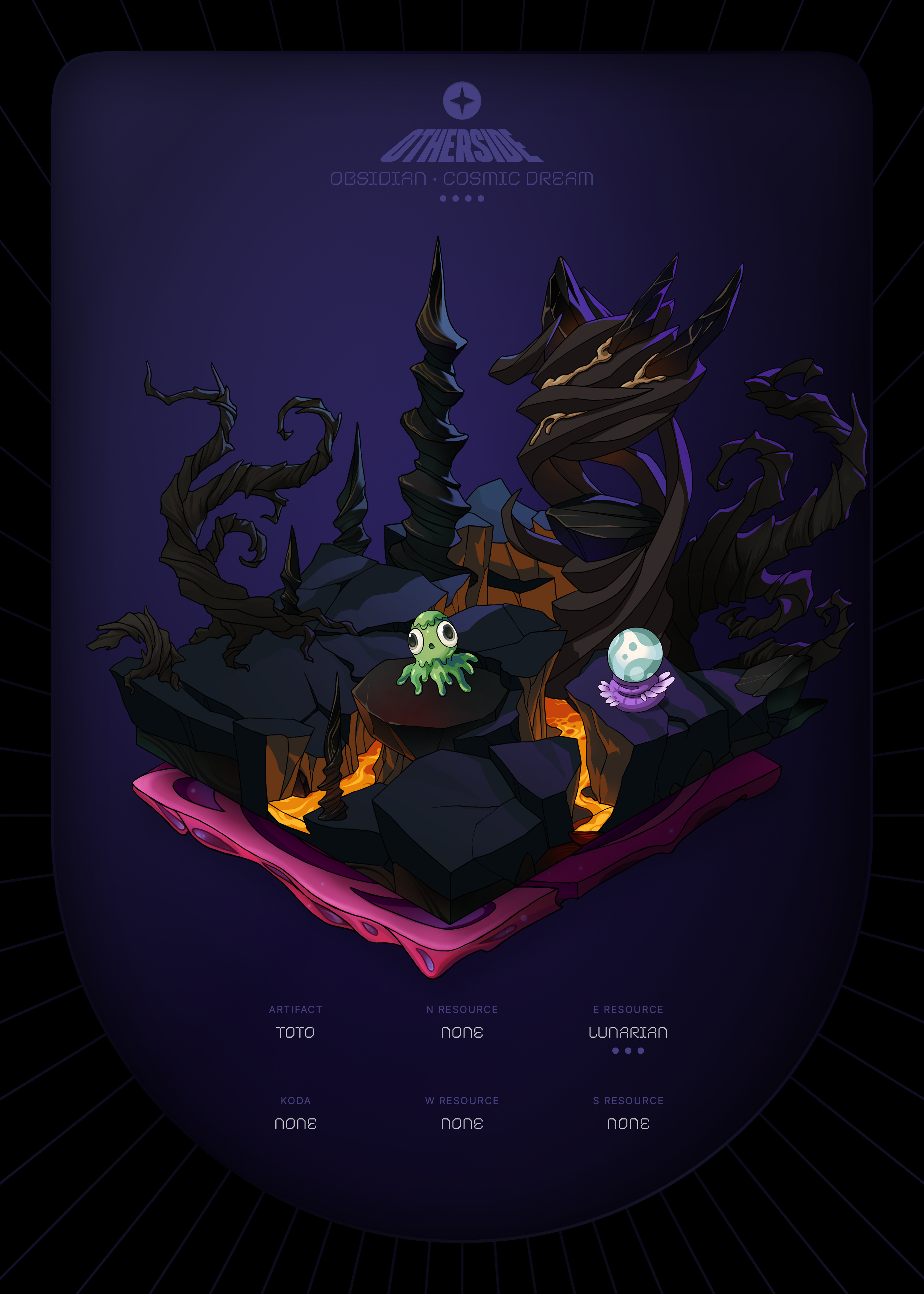 Otherdeed #92351 — Obsidian