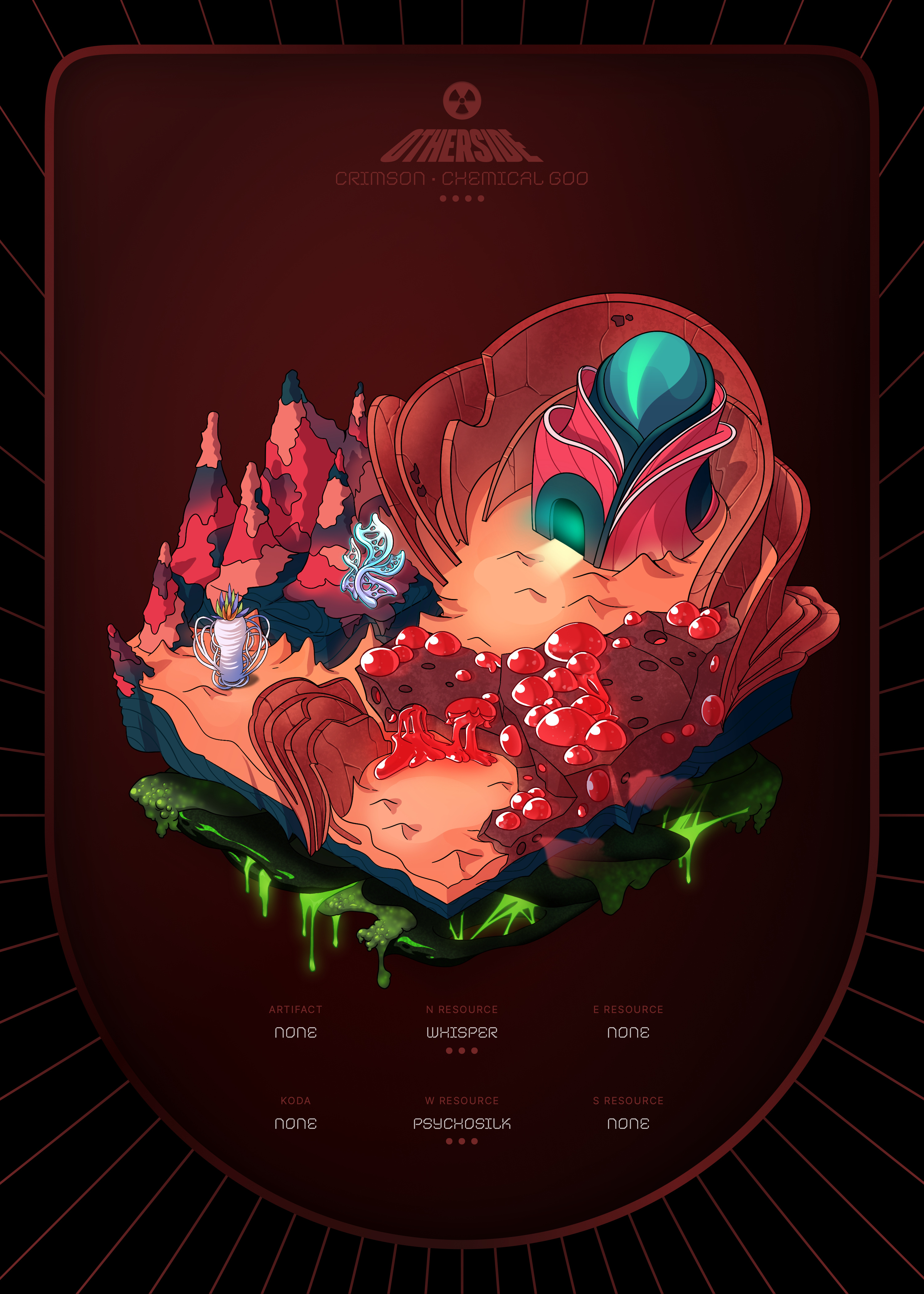 Otherdeed #22740 — Crimson