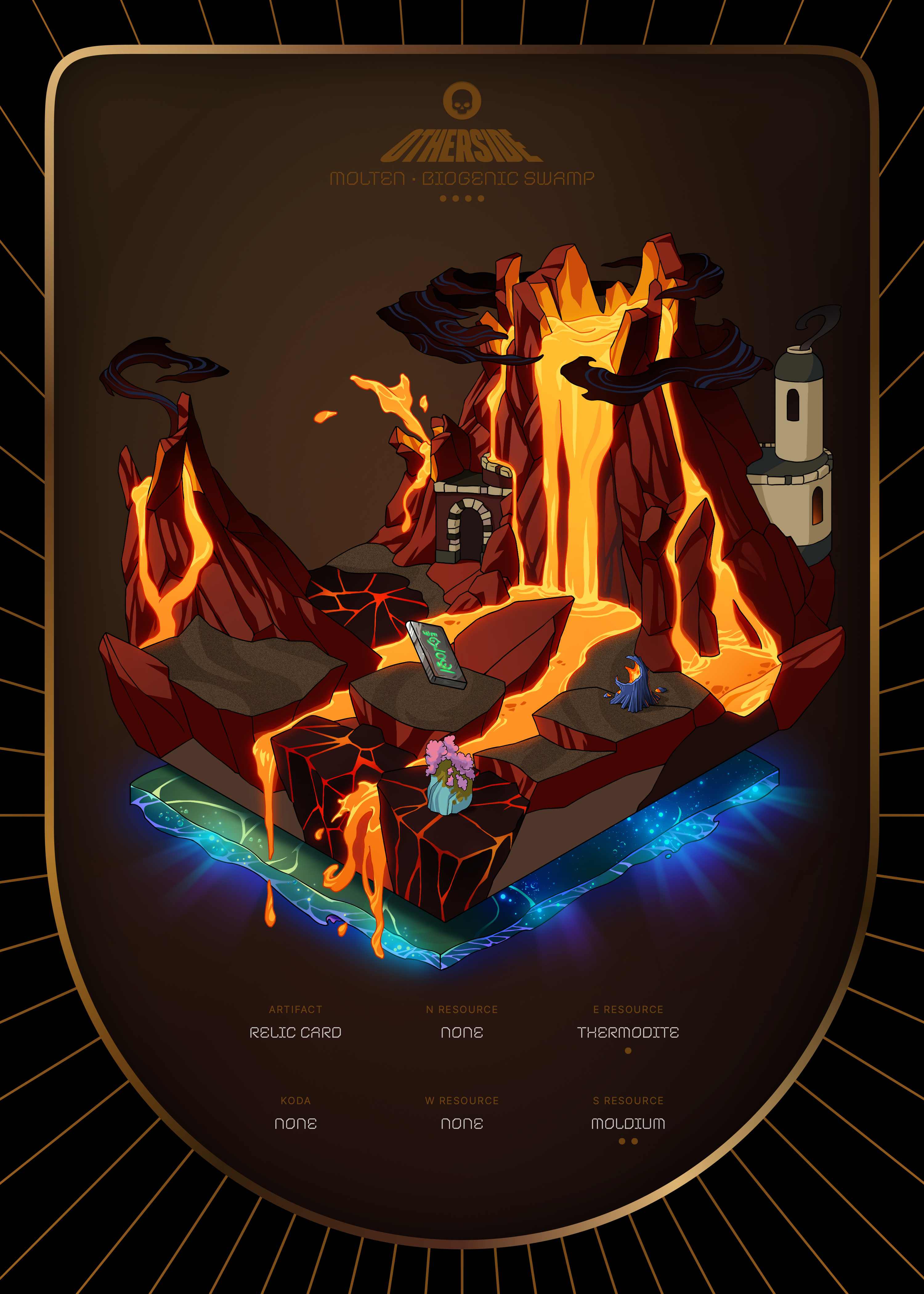 Otherdeed #9860 — Molten
