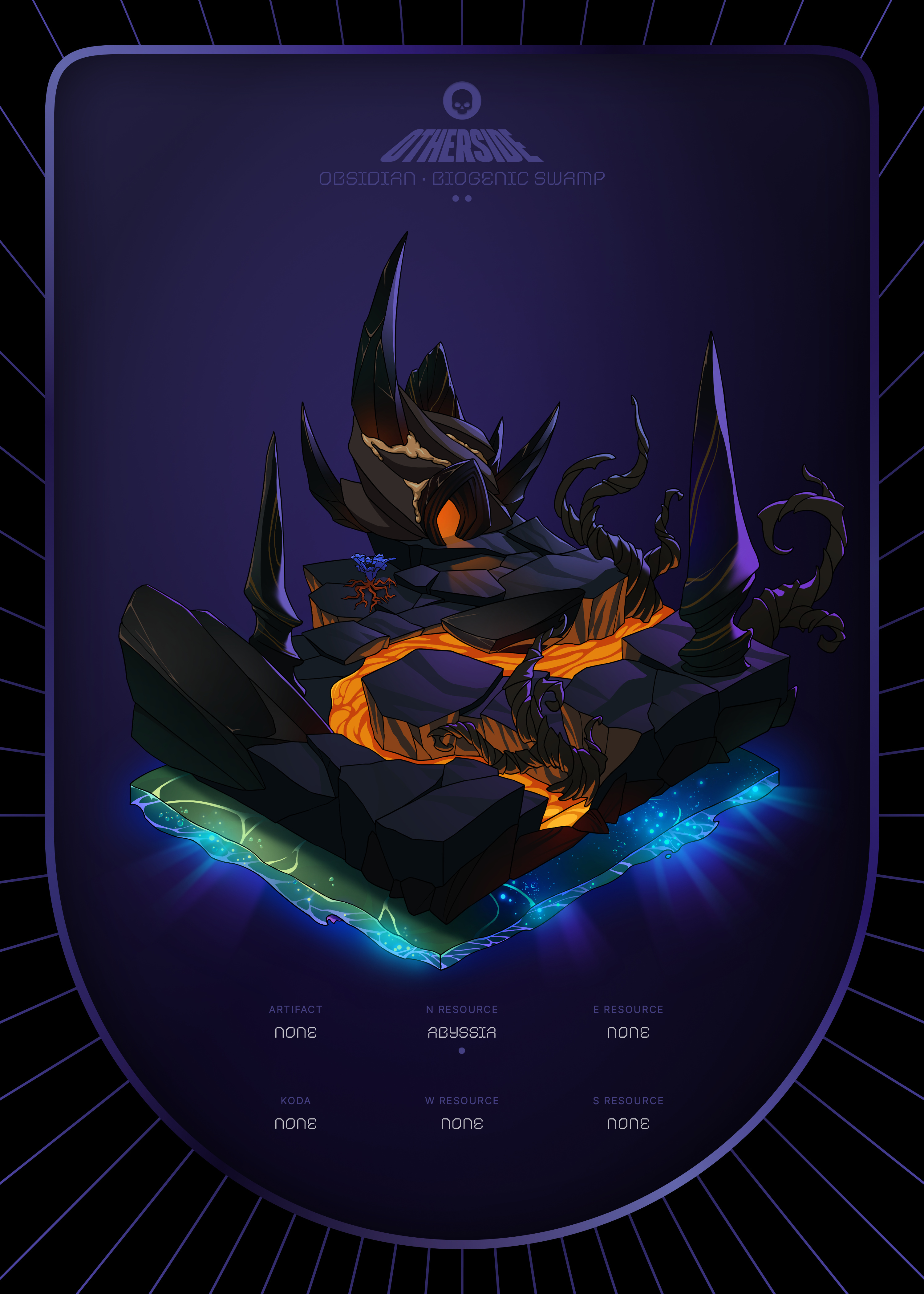Otherdeed #4929 — Obsidian