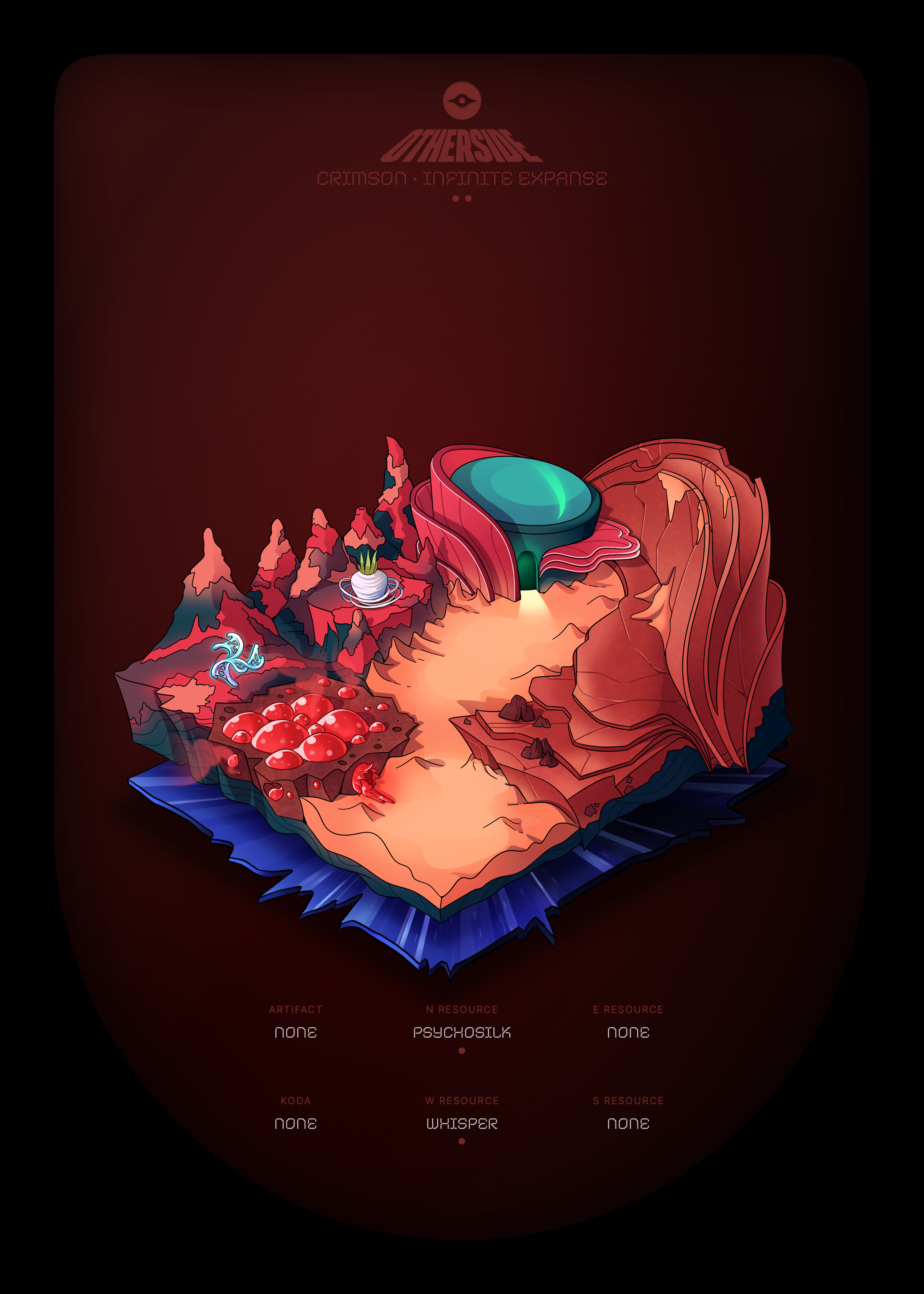 Otherdeed #44104 — Crimson