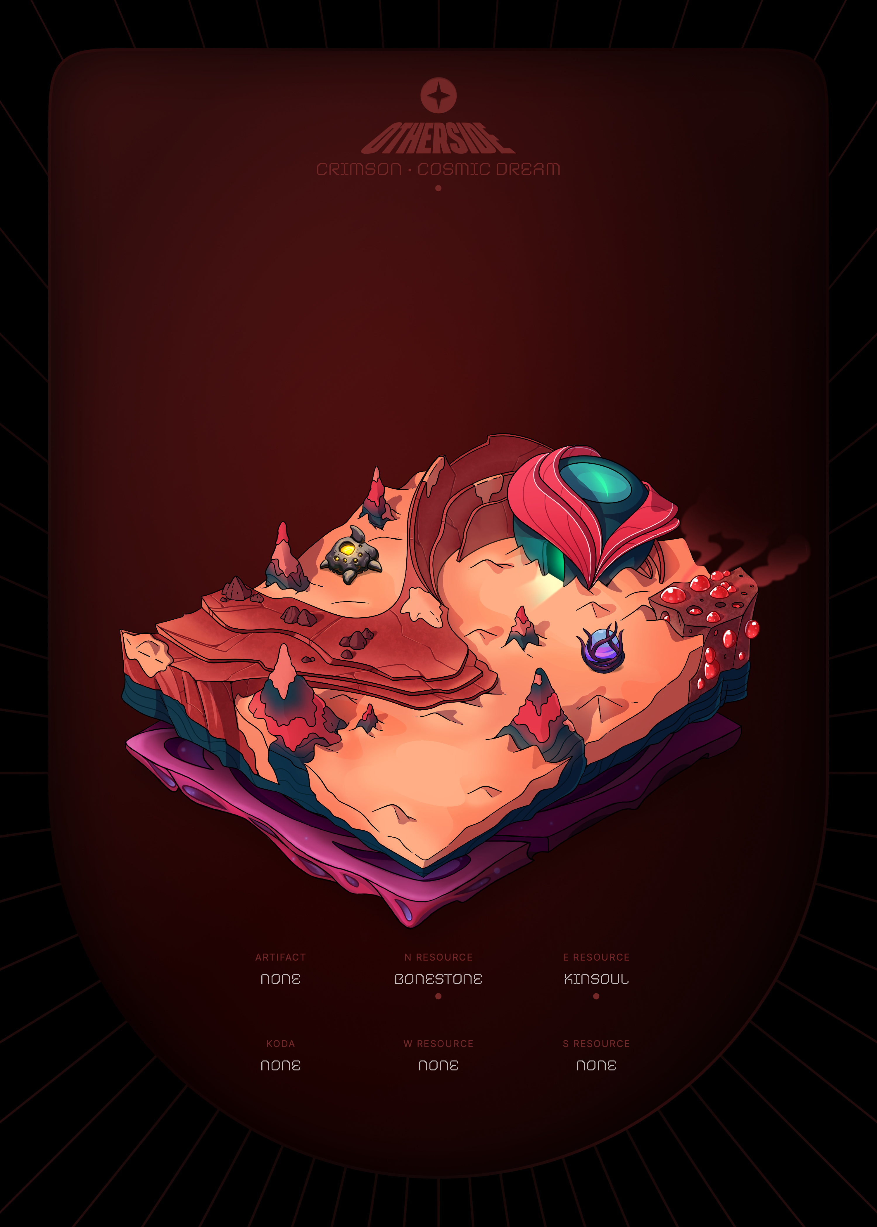 Otherdeed #31787 — Crimson