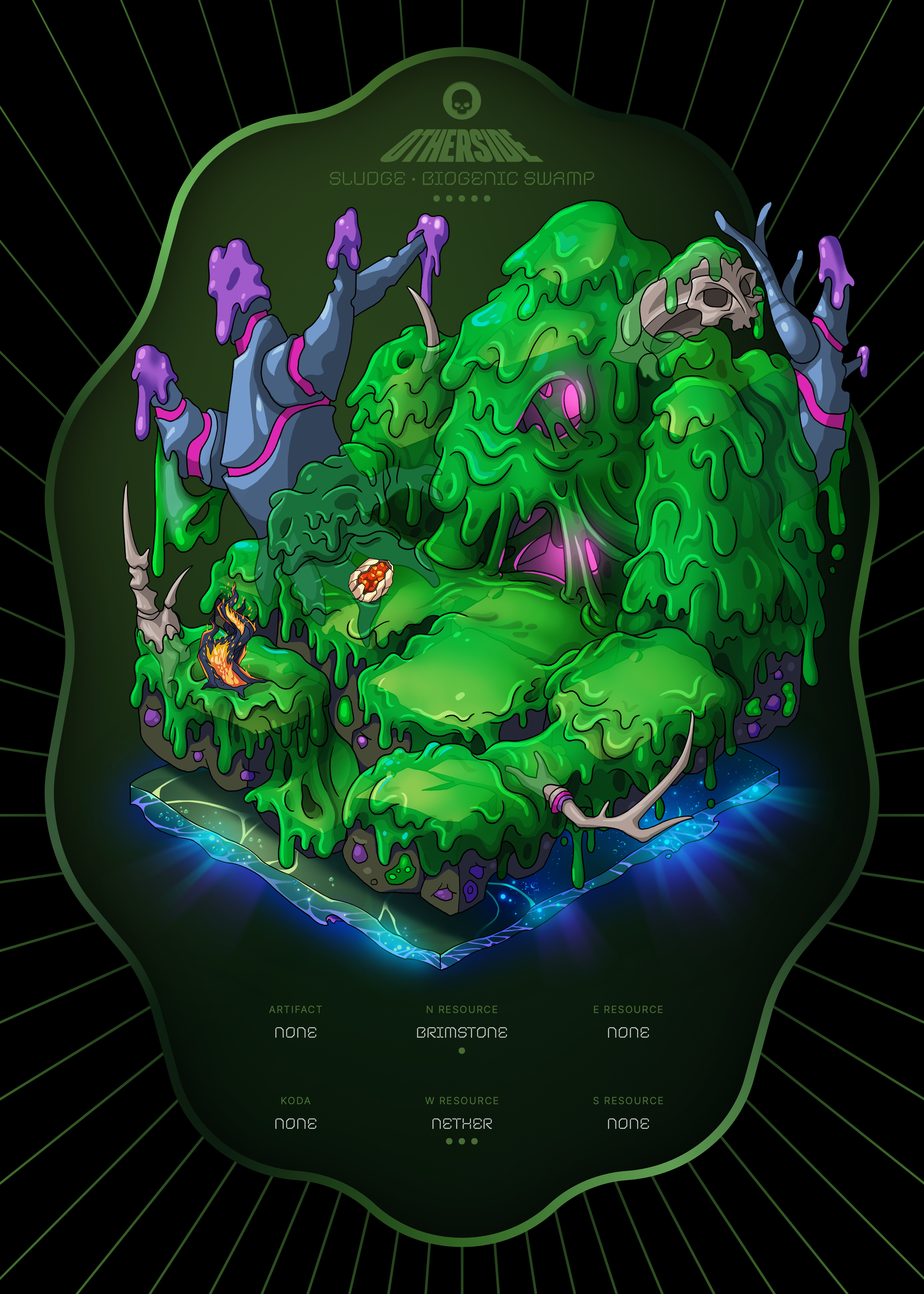 Otherdeed #9066 — Sludge