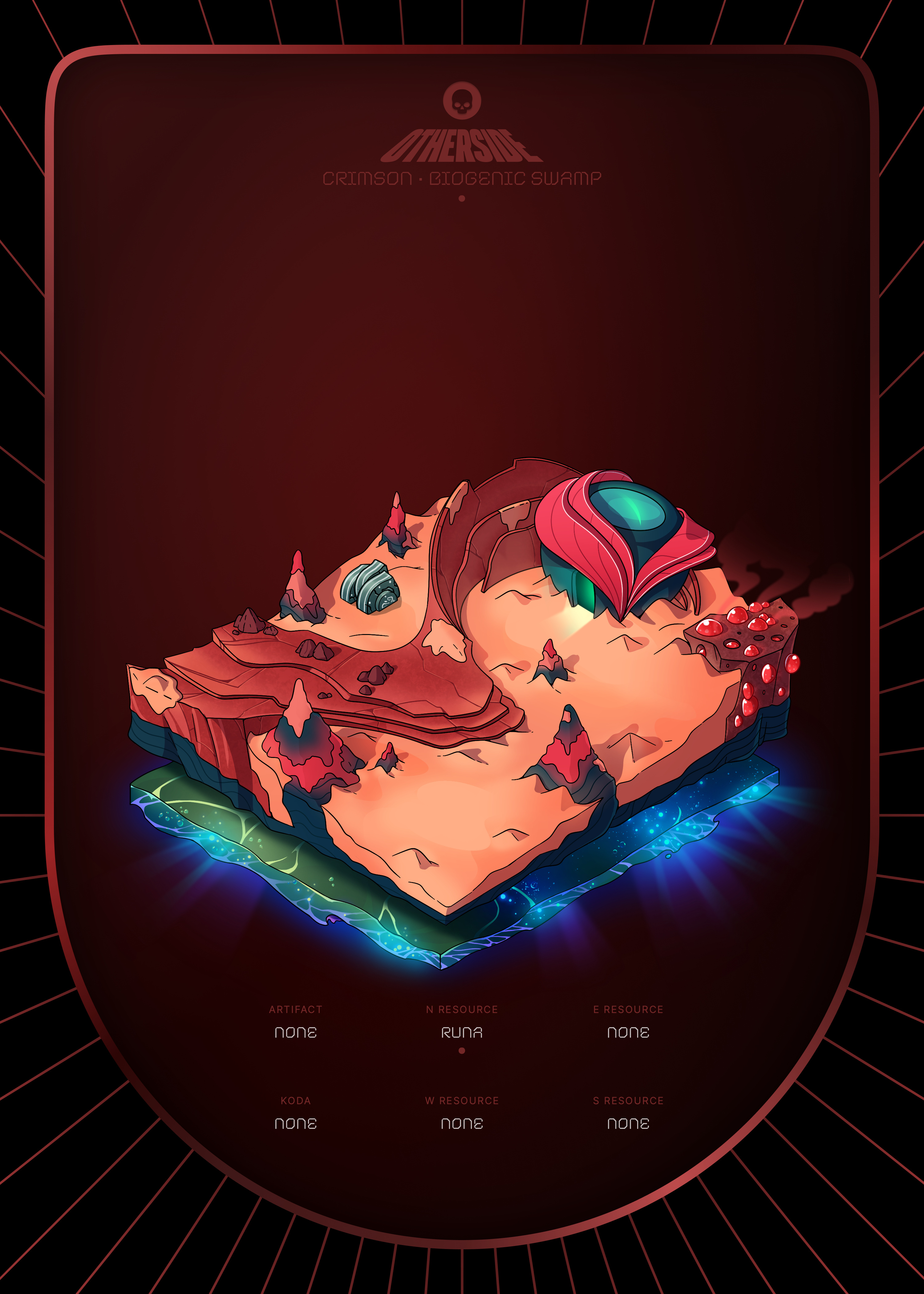 Otherdeed #2839 — Crimson