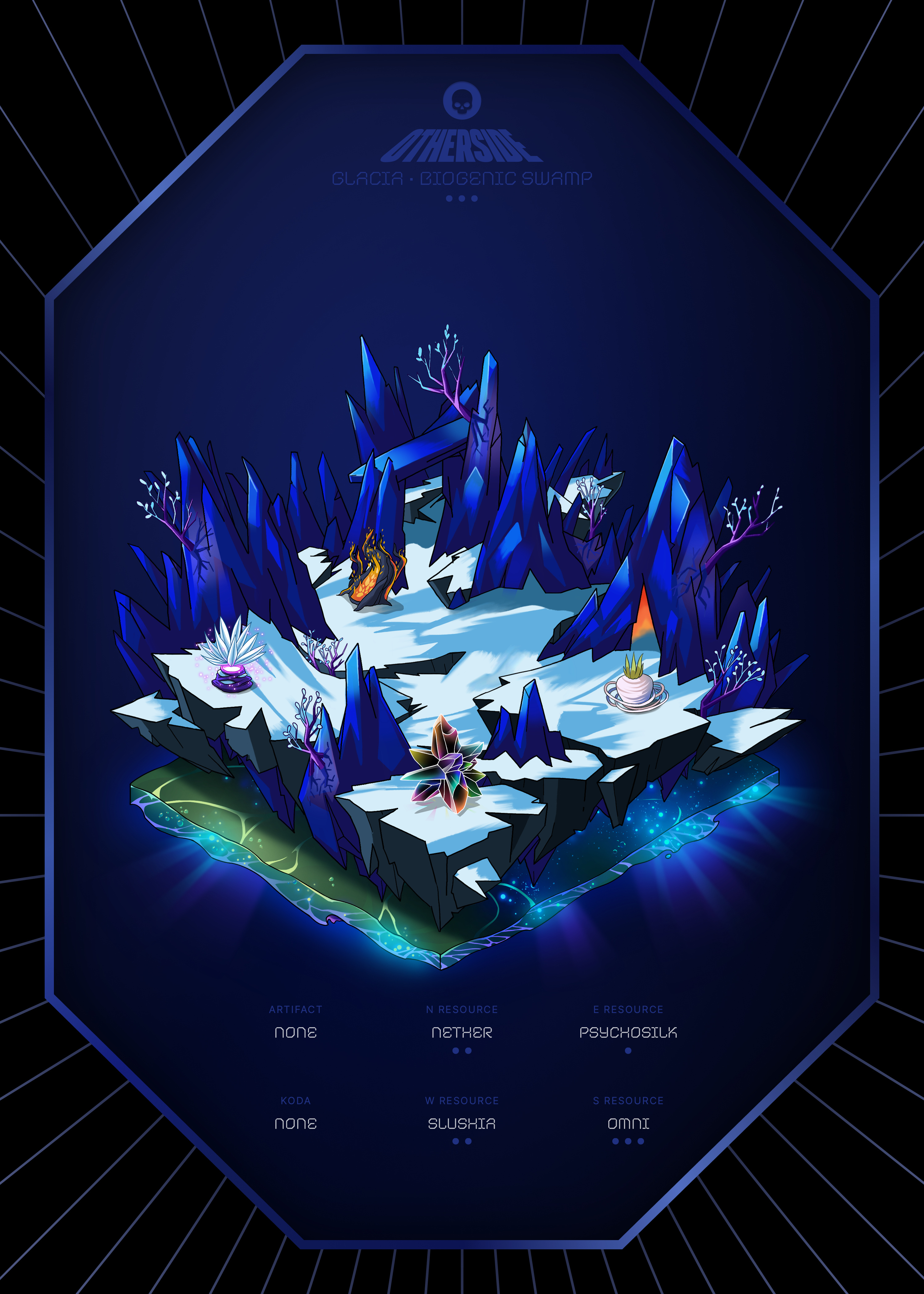 Otherdeed #1673 — Glacia