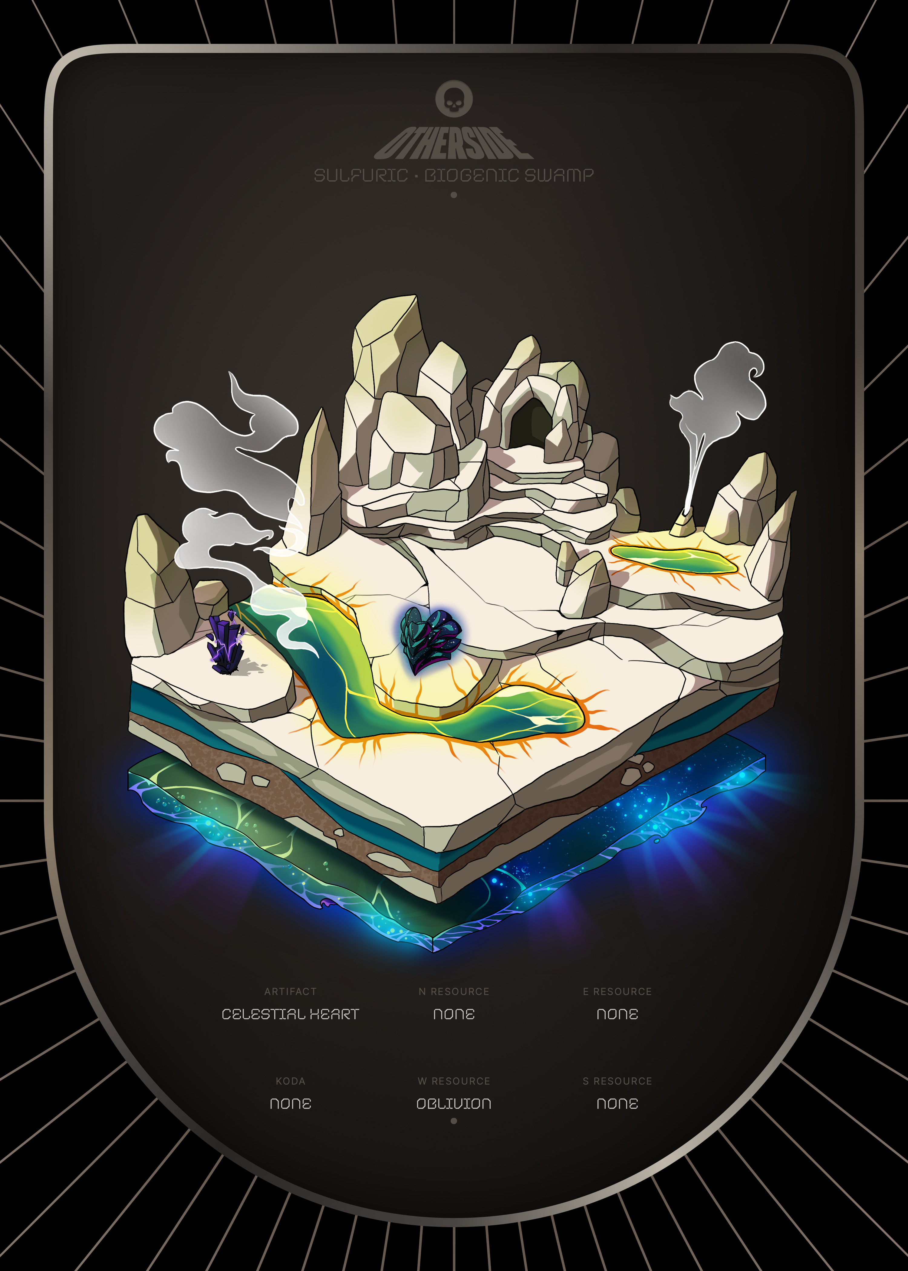 Otherdeed #3746 — Sulfuric