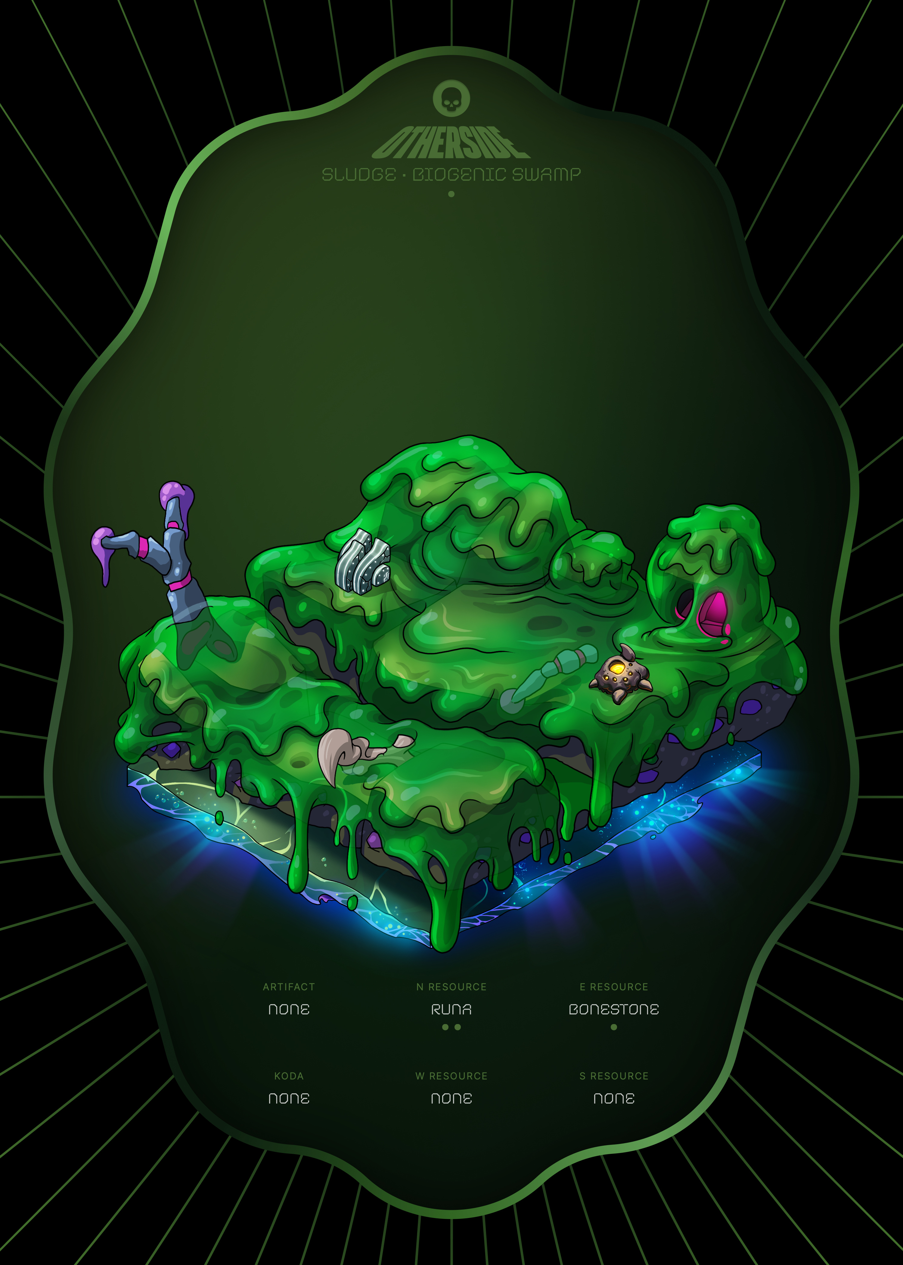 Otherdeed #1305 — Sludge