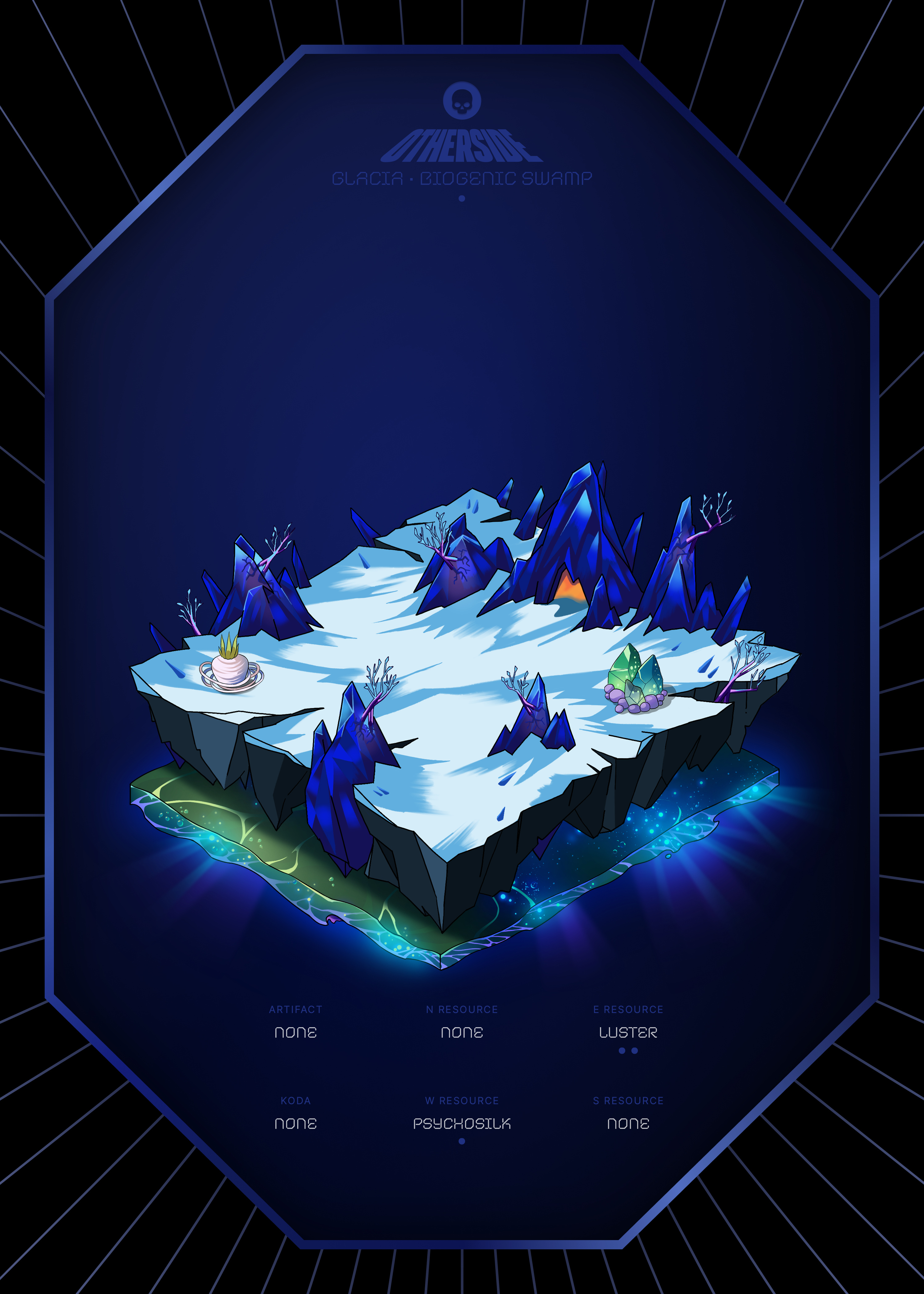 Otherdeed #7136 — Glacia