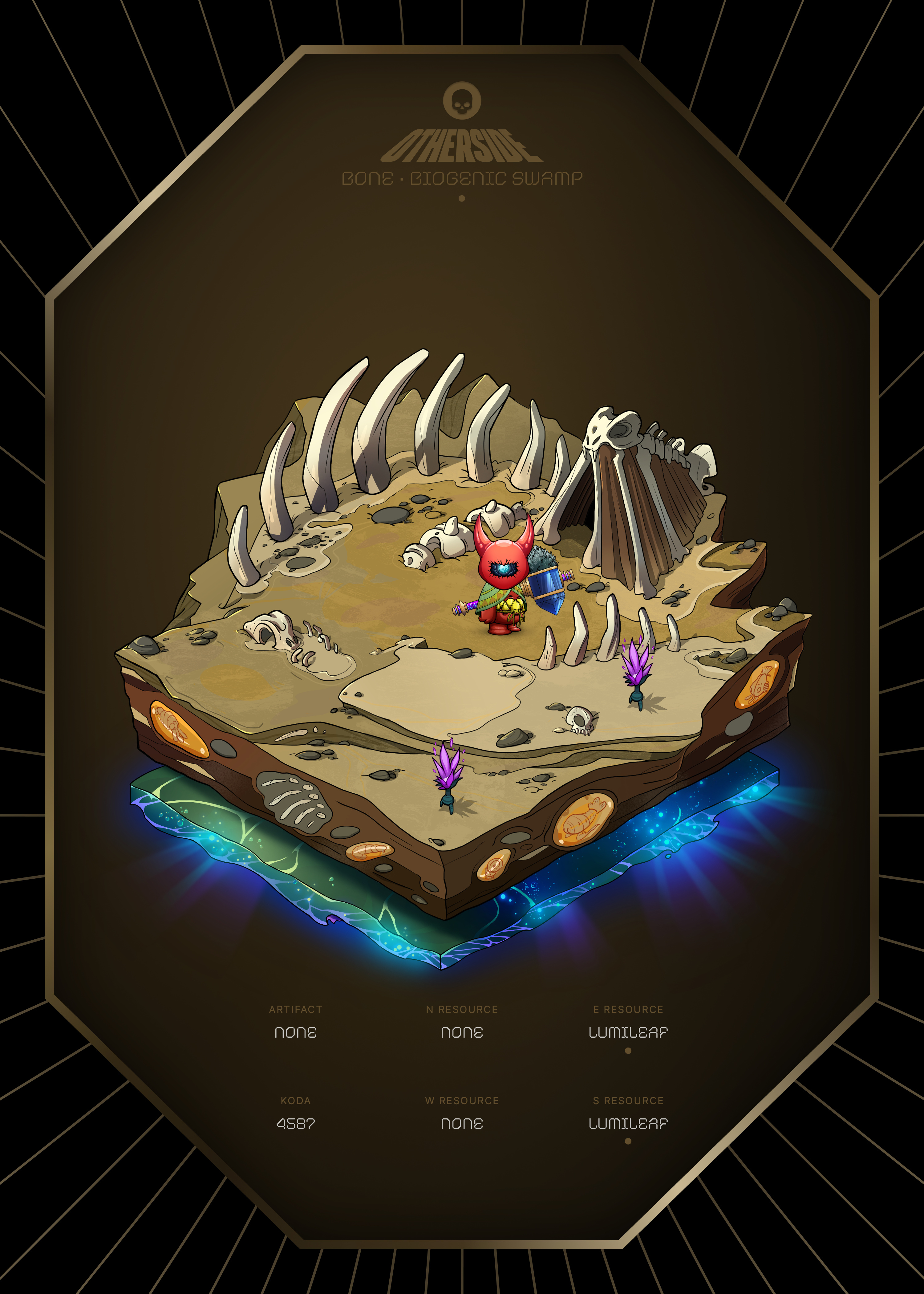 Otherdeed #7562 — Bone
