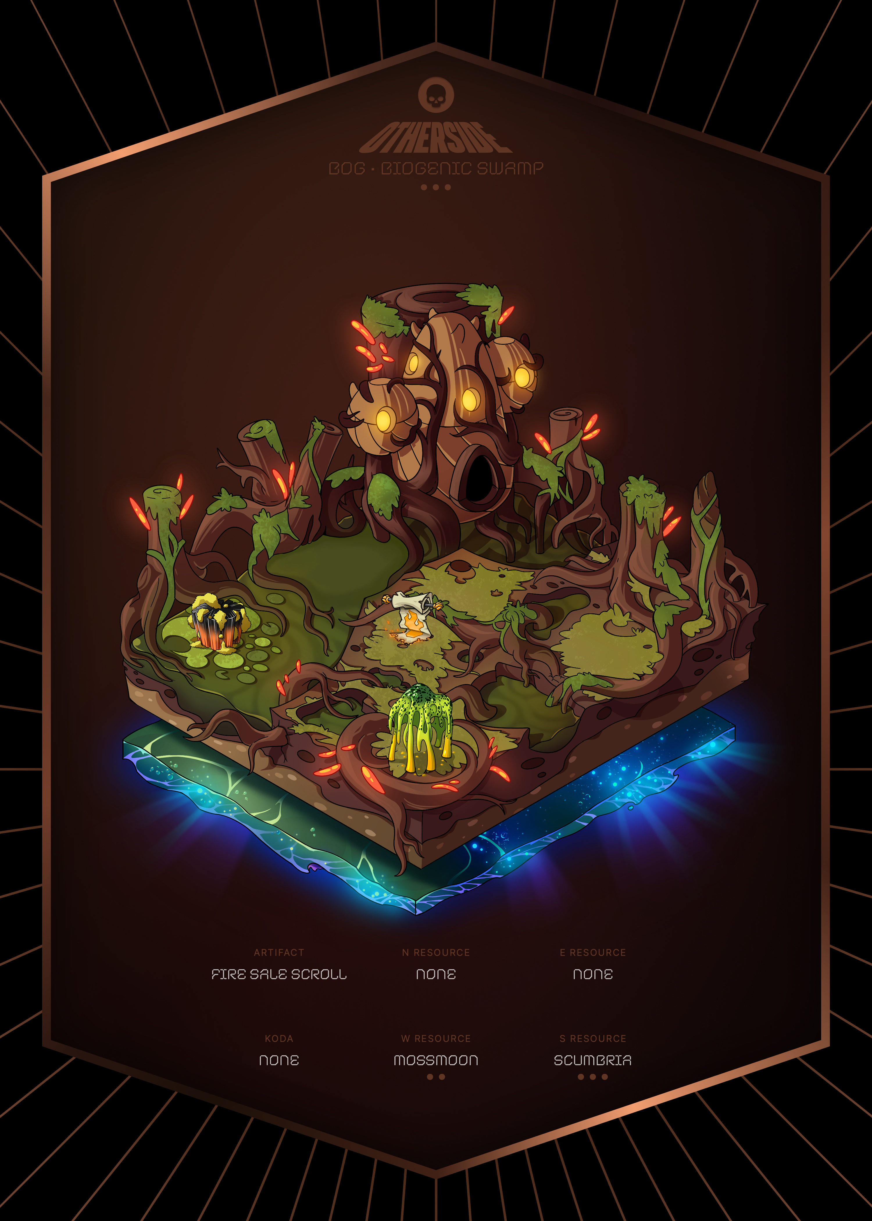 Otherdeed #3398 — Bog