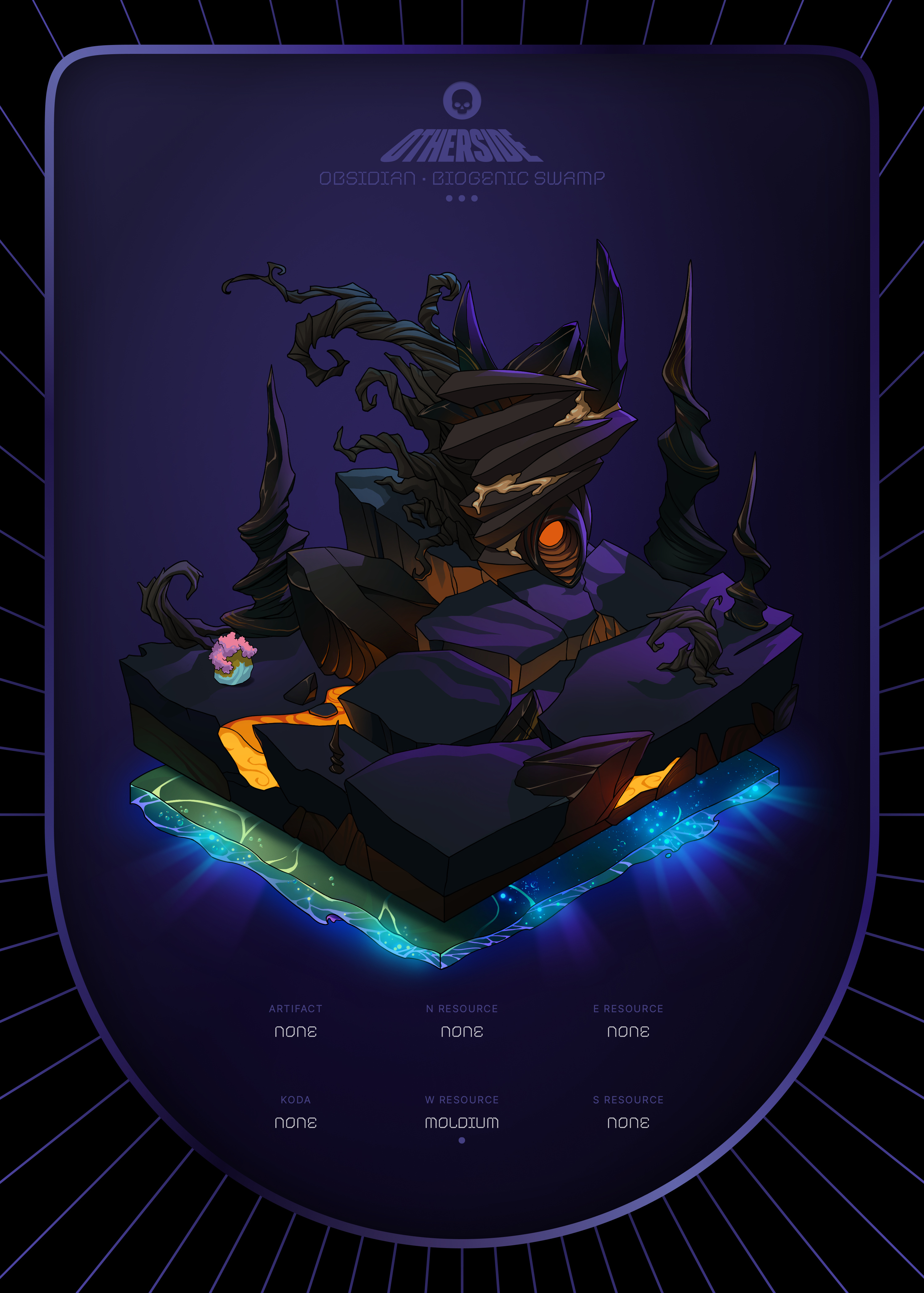 Otherdeed #7616 — Obsidian