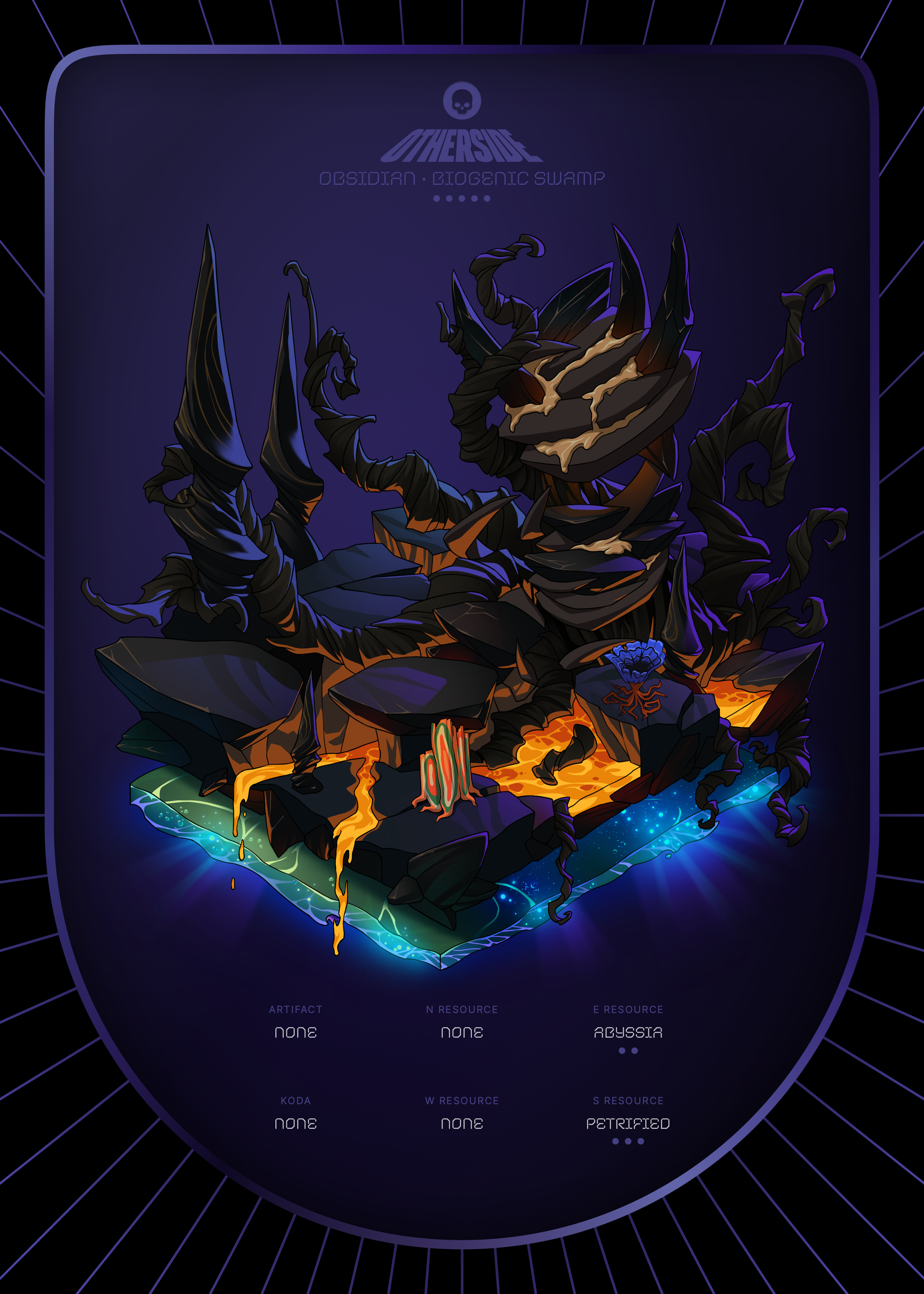 Otherdeed #6524 — Obsidian