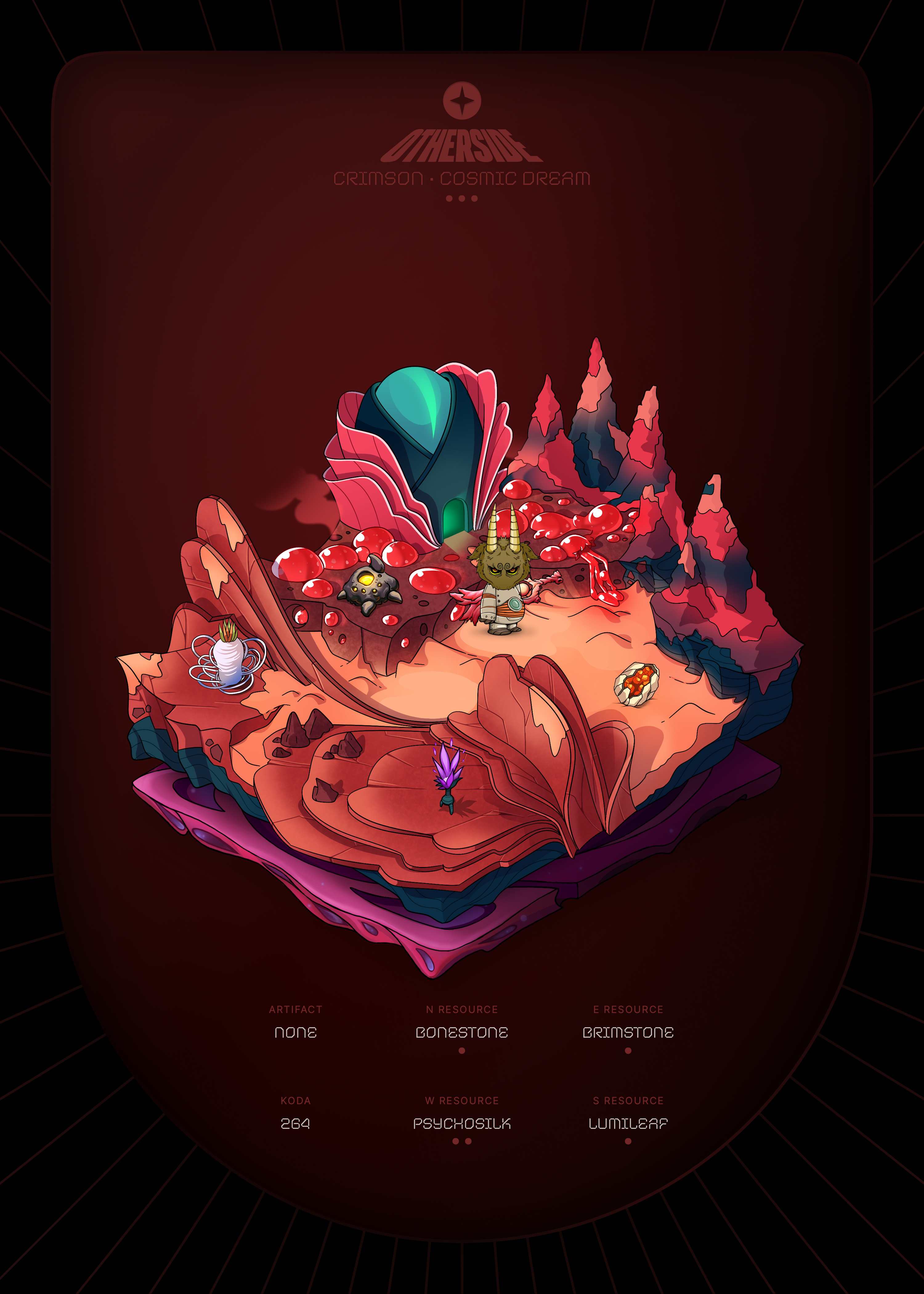 Otherdeed #93347 — Crimson