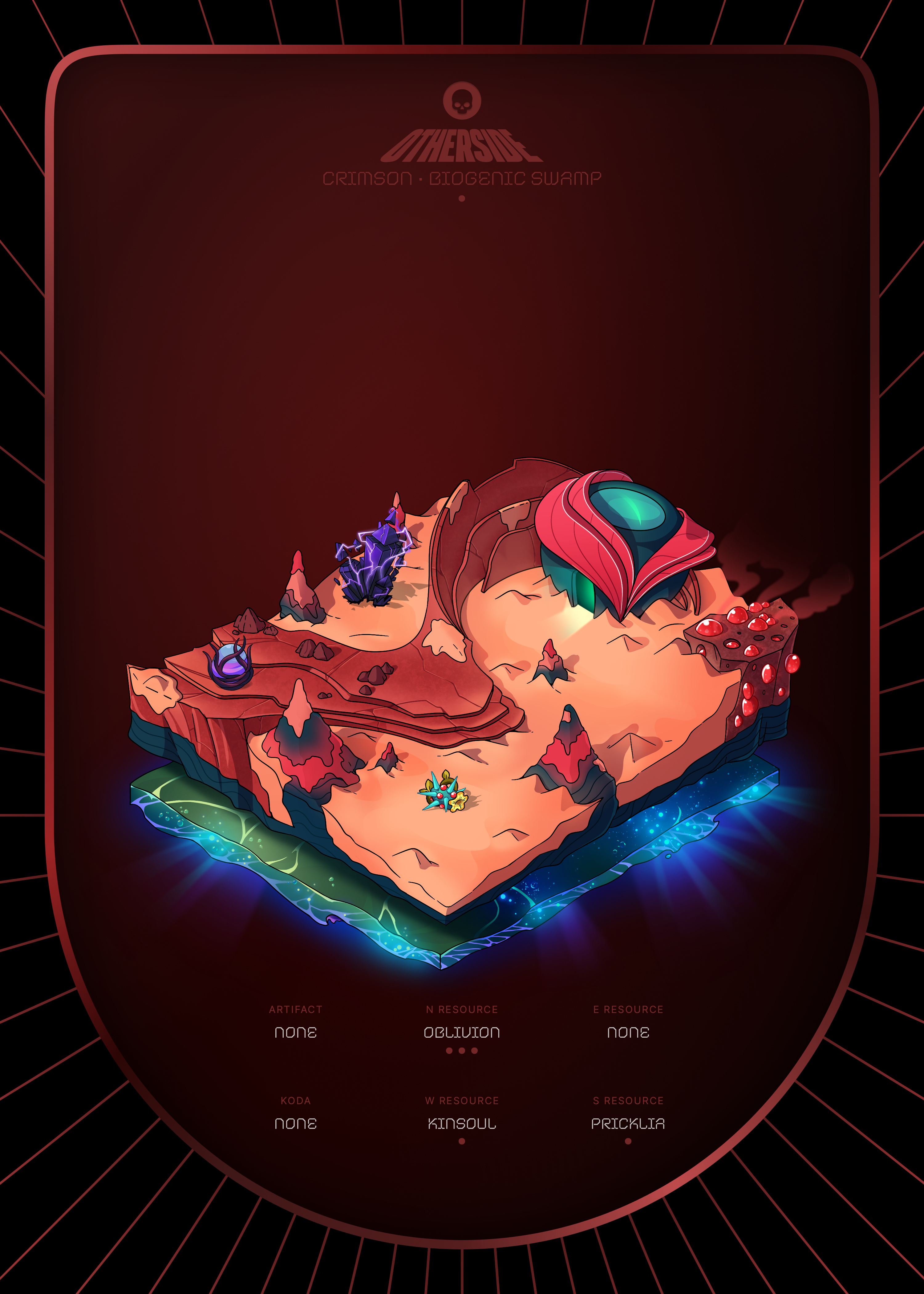 Otherdeed #6931 — Crimson