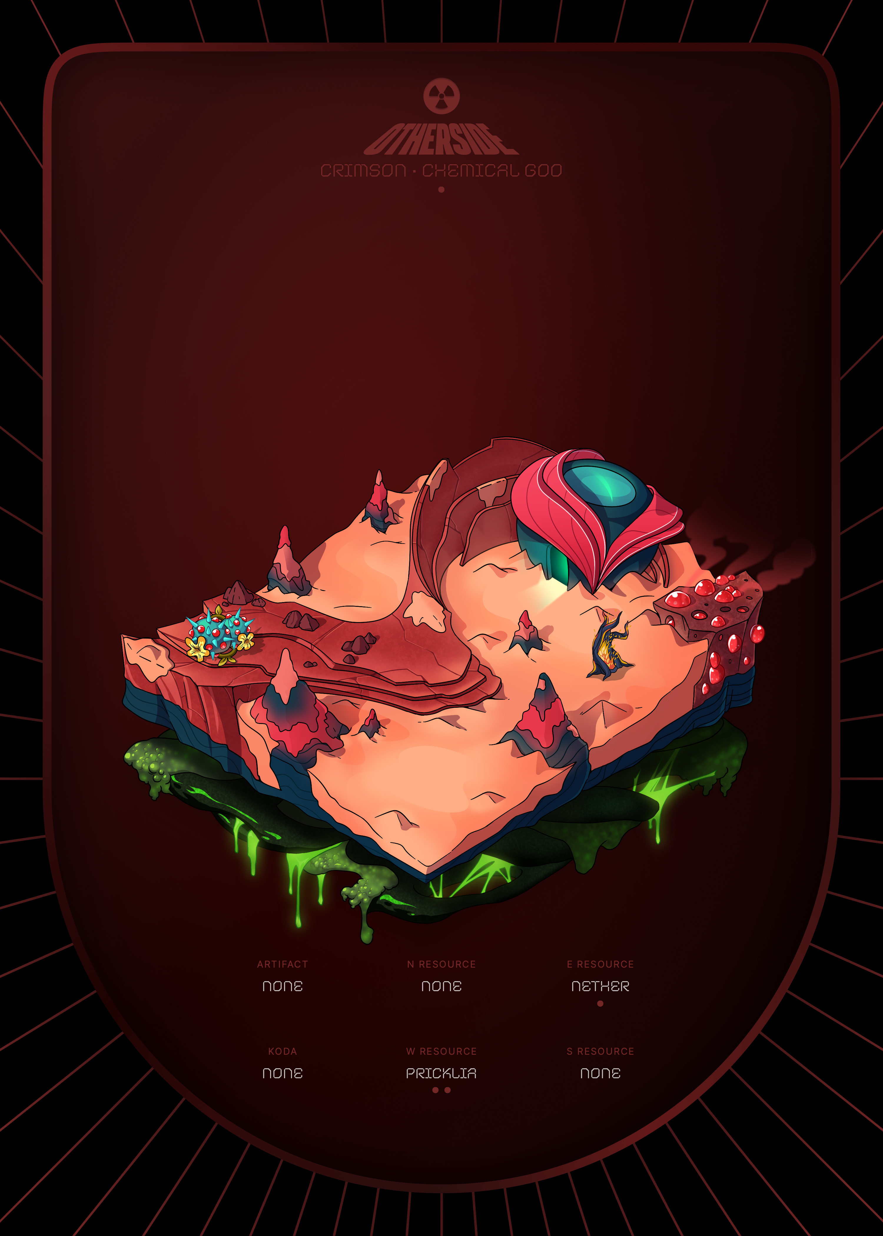 Otherdeed #12947 — Crimson