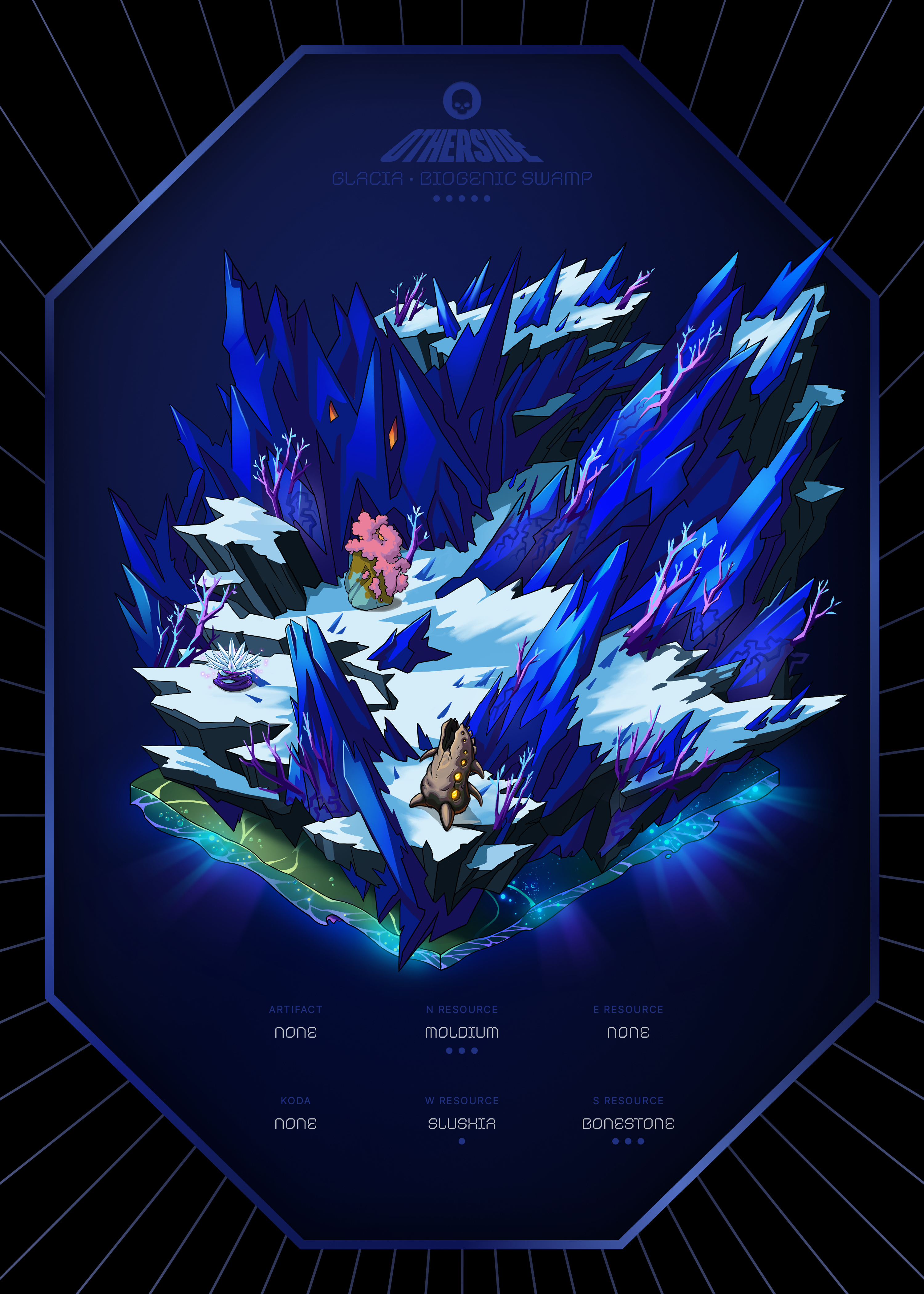 Otherdeed #8640 — Glacia