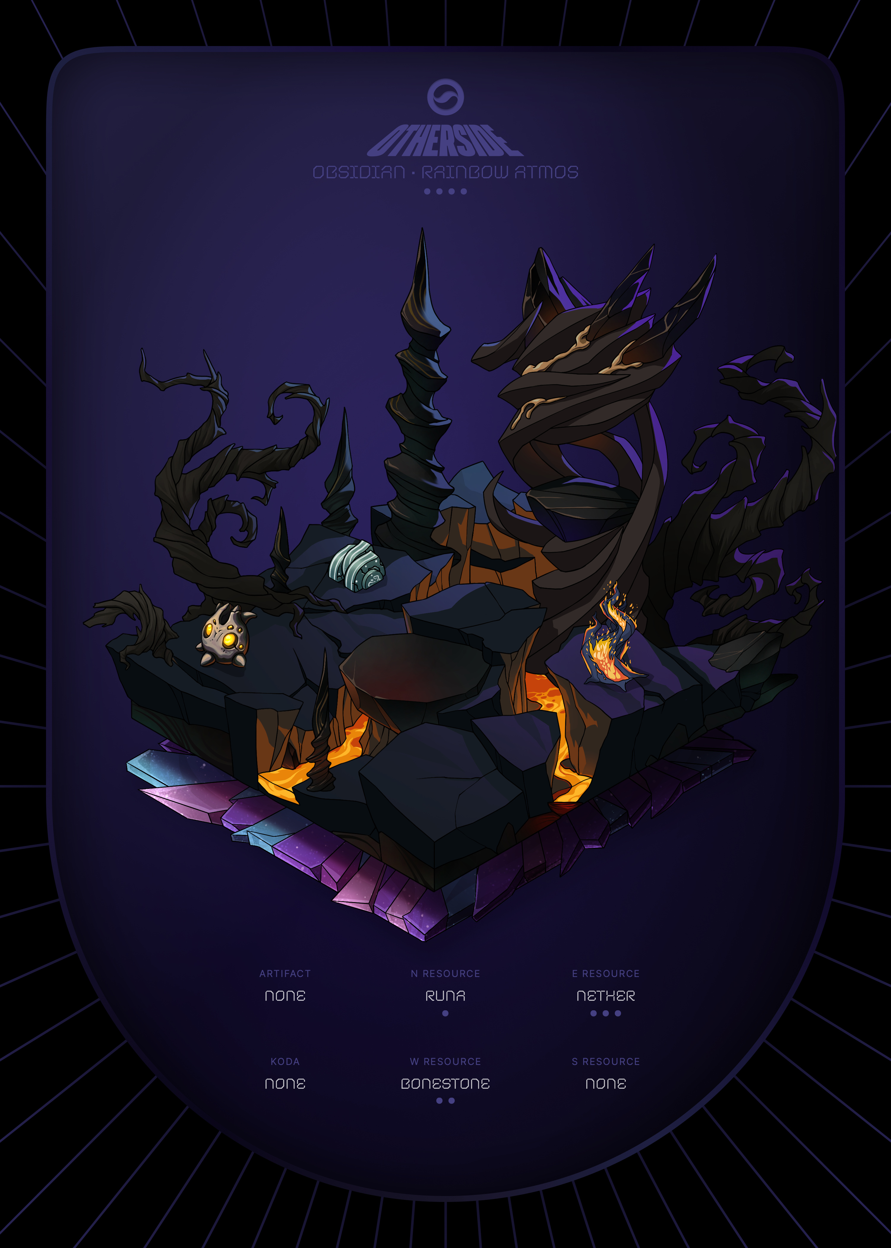 Otherdeed #70176 — Obsidian